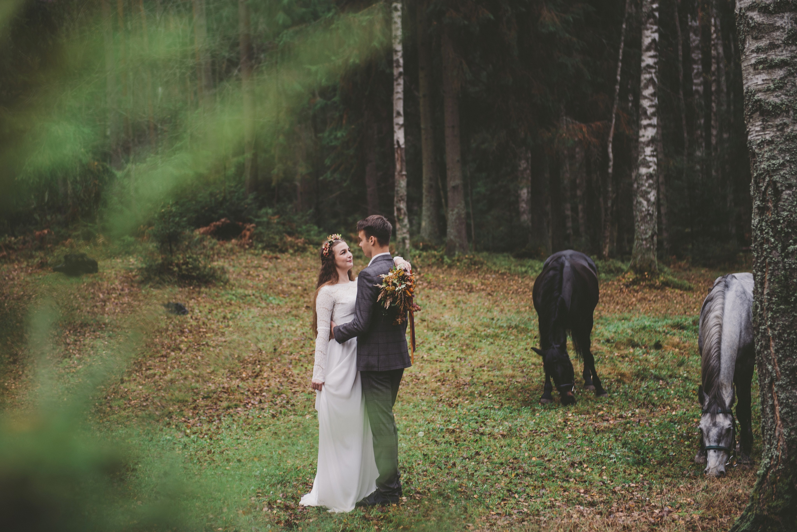 Лесная сказка с лошадками. Свадебный и семейный фотограф София Невская