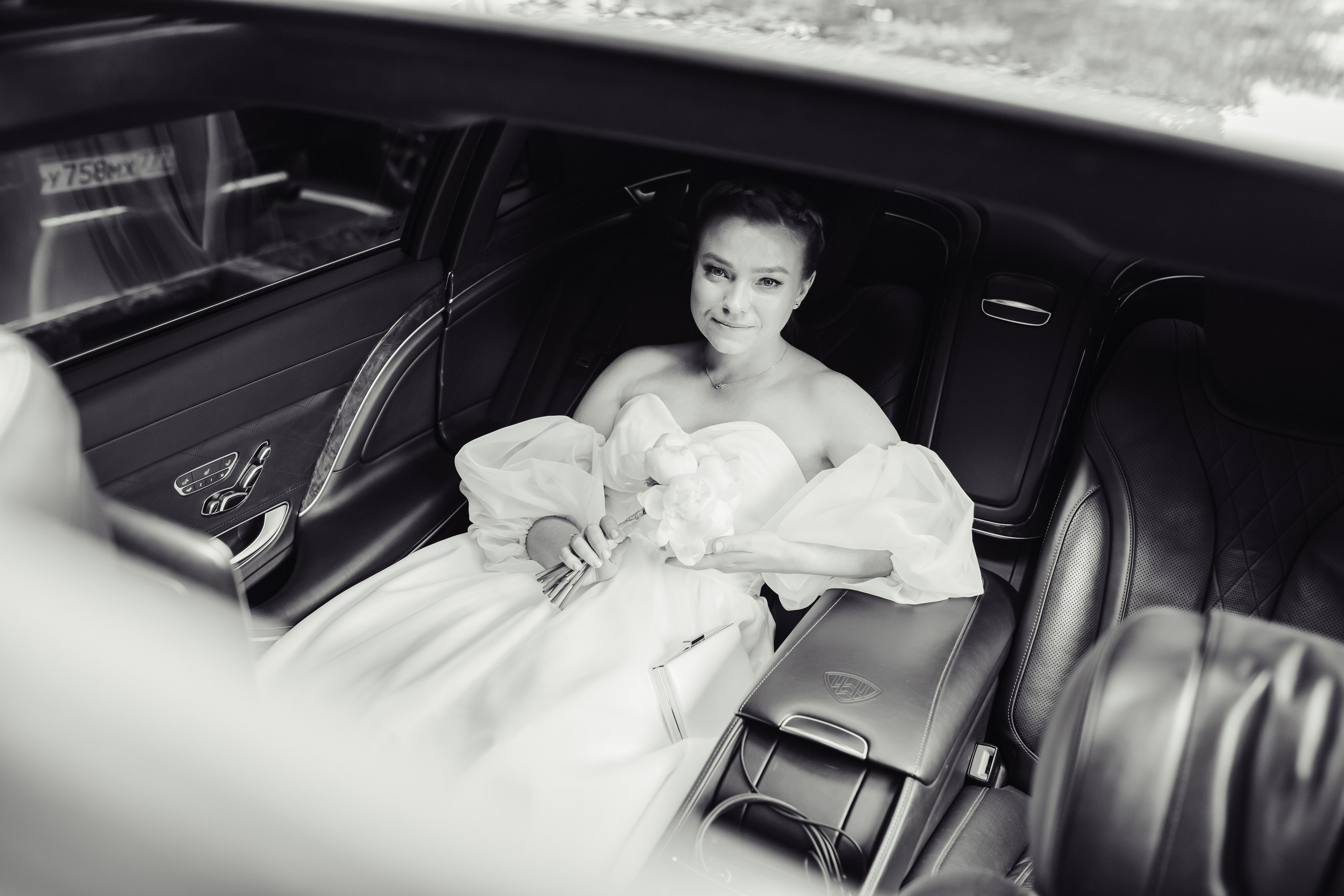 Евгения и Илья ЧБ. Свадебный фотограф в Москве Екатерина Огарская