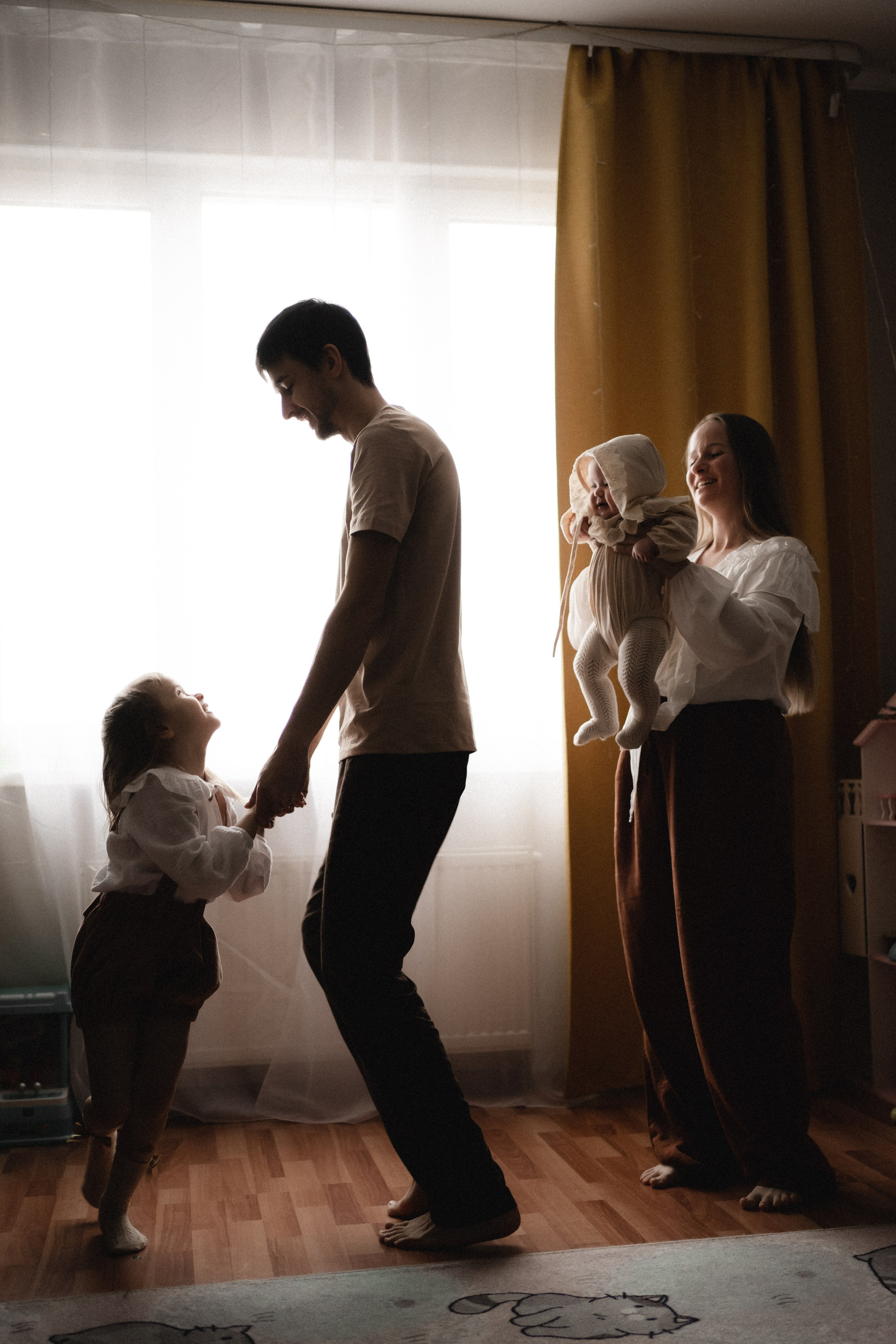 Семейная домашняя фотосессия в Домодедово. Семейный фотограф в Москве и в Домодедово Екатерина Патракова