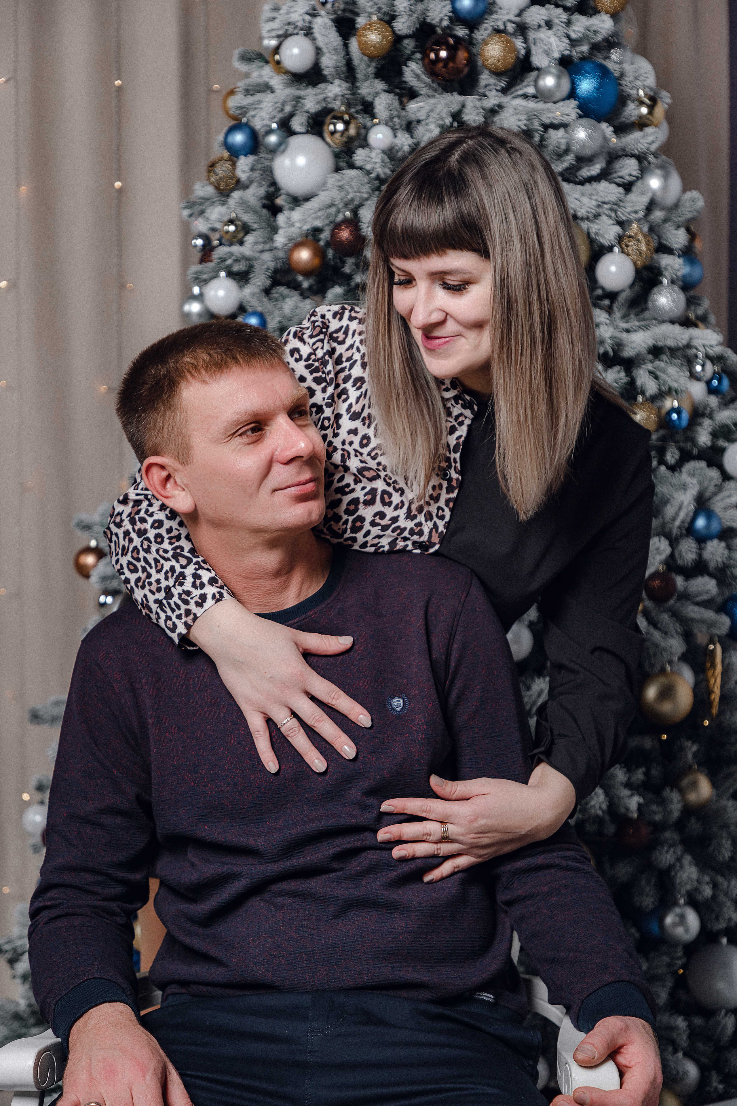 Семейная Новогодняя фотосессия. Коммерческий фотограф Андрей Тремасов