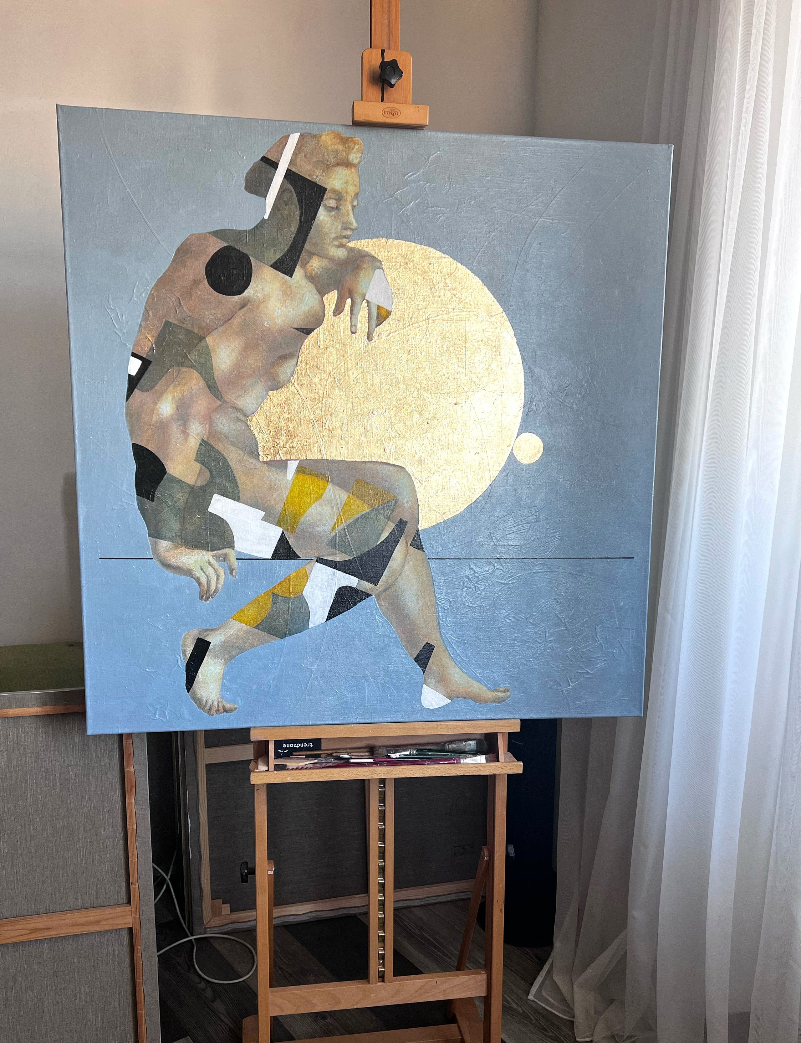 Ахиллес. Художник-абстракционист Ольга Рикун. Москва