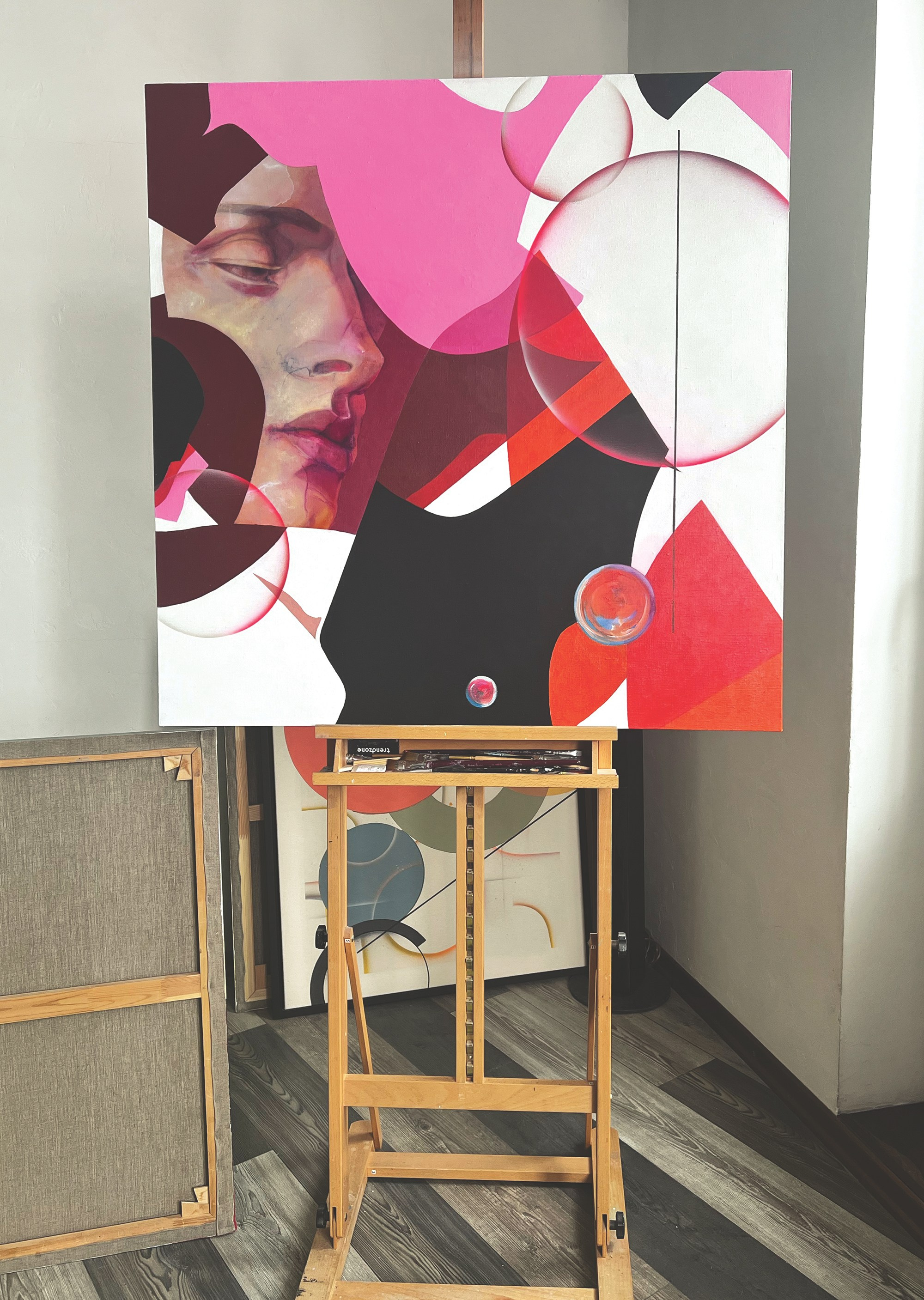 Молодость. Художник-абстракционист Ольга Рикун. Москва