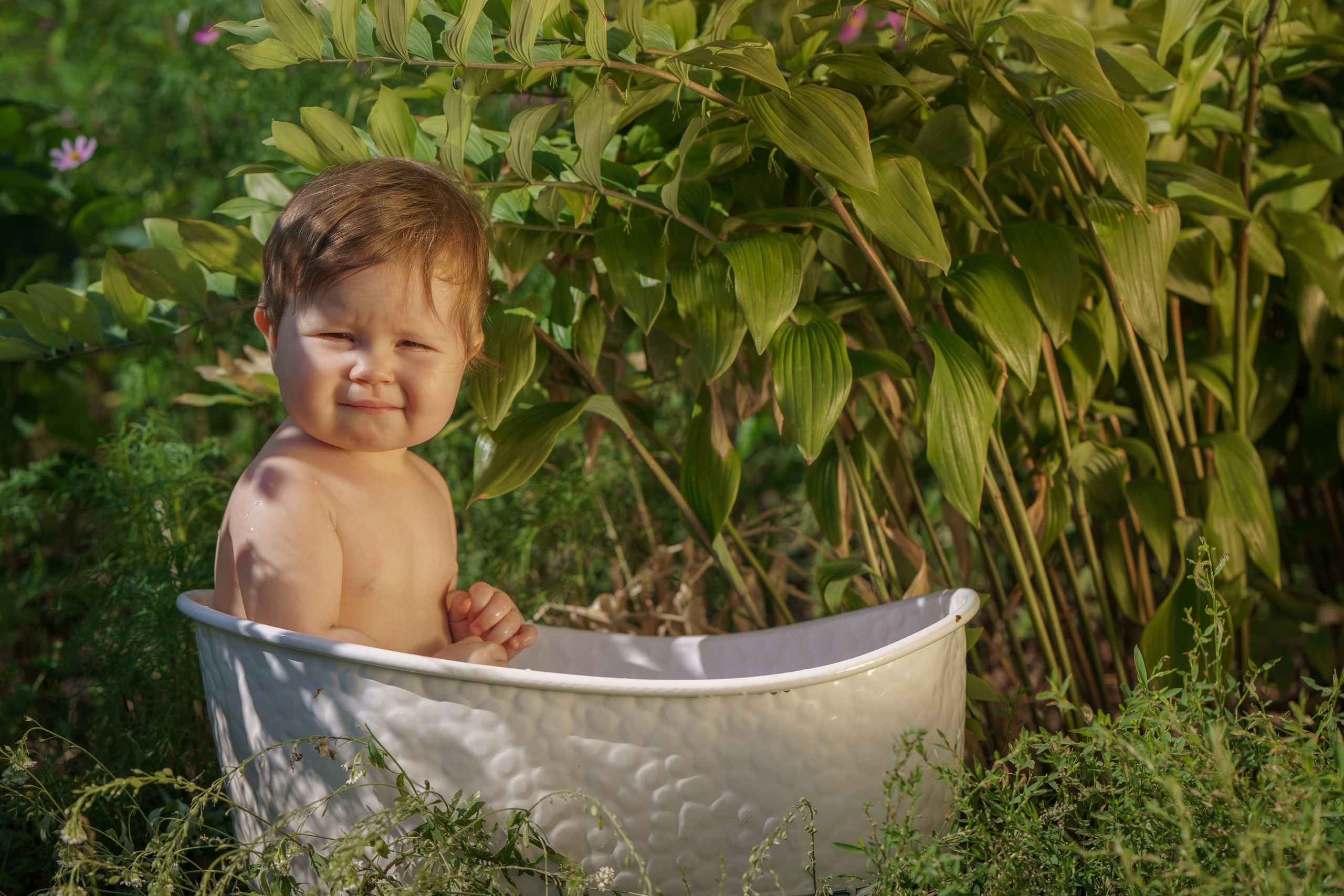 Купание Маши. Фотограф Видеограф новорожденные и дети Н.Новгород Елена Длужинская