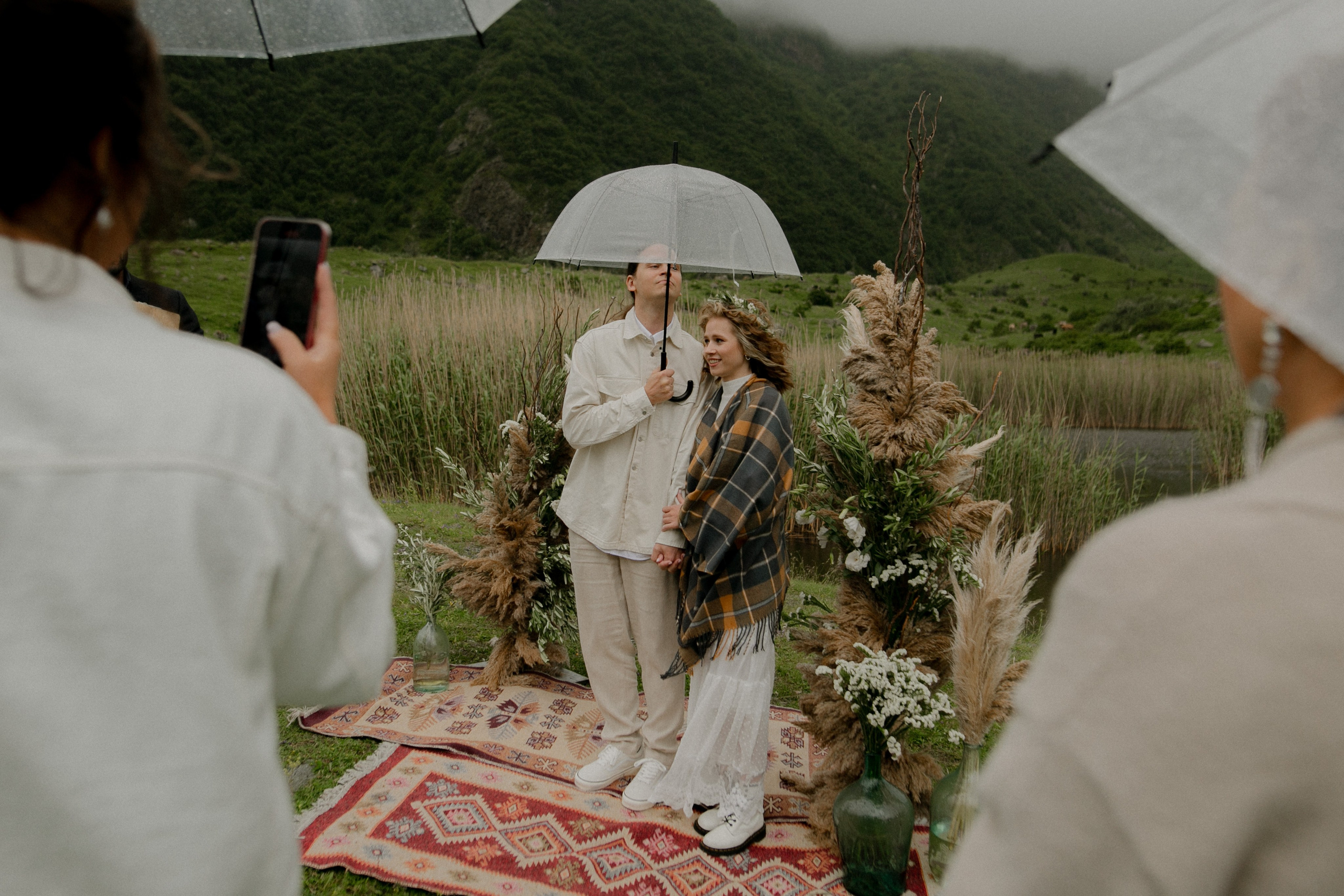 Nikita & Nastya. Wedding at Kazbeg. Свадебный фотограф Грузия Alex and Polly