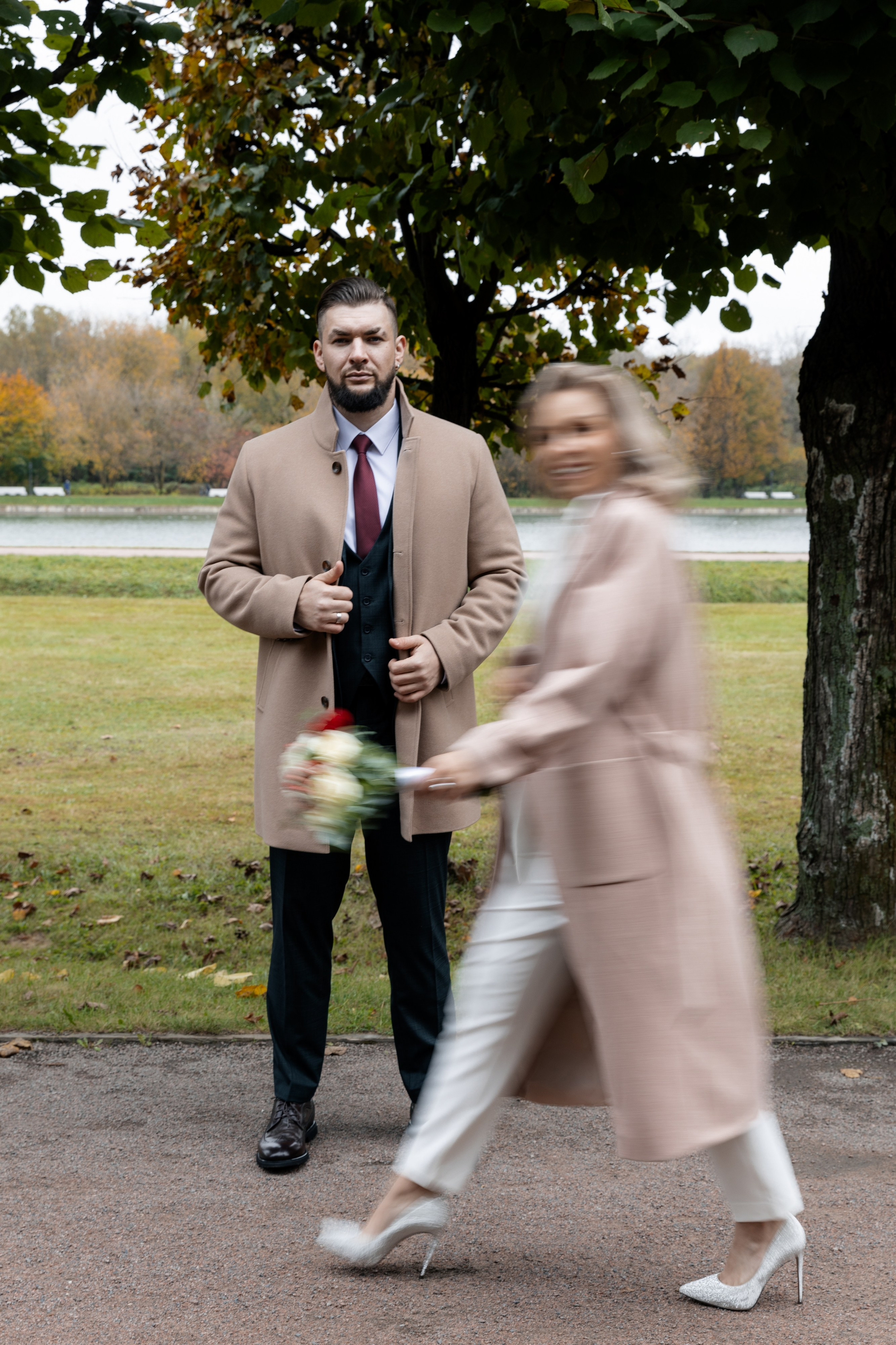 Даниил и Анастасия прогулка по Кусково. Свадебный фотограф в Москве