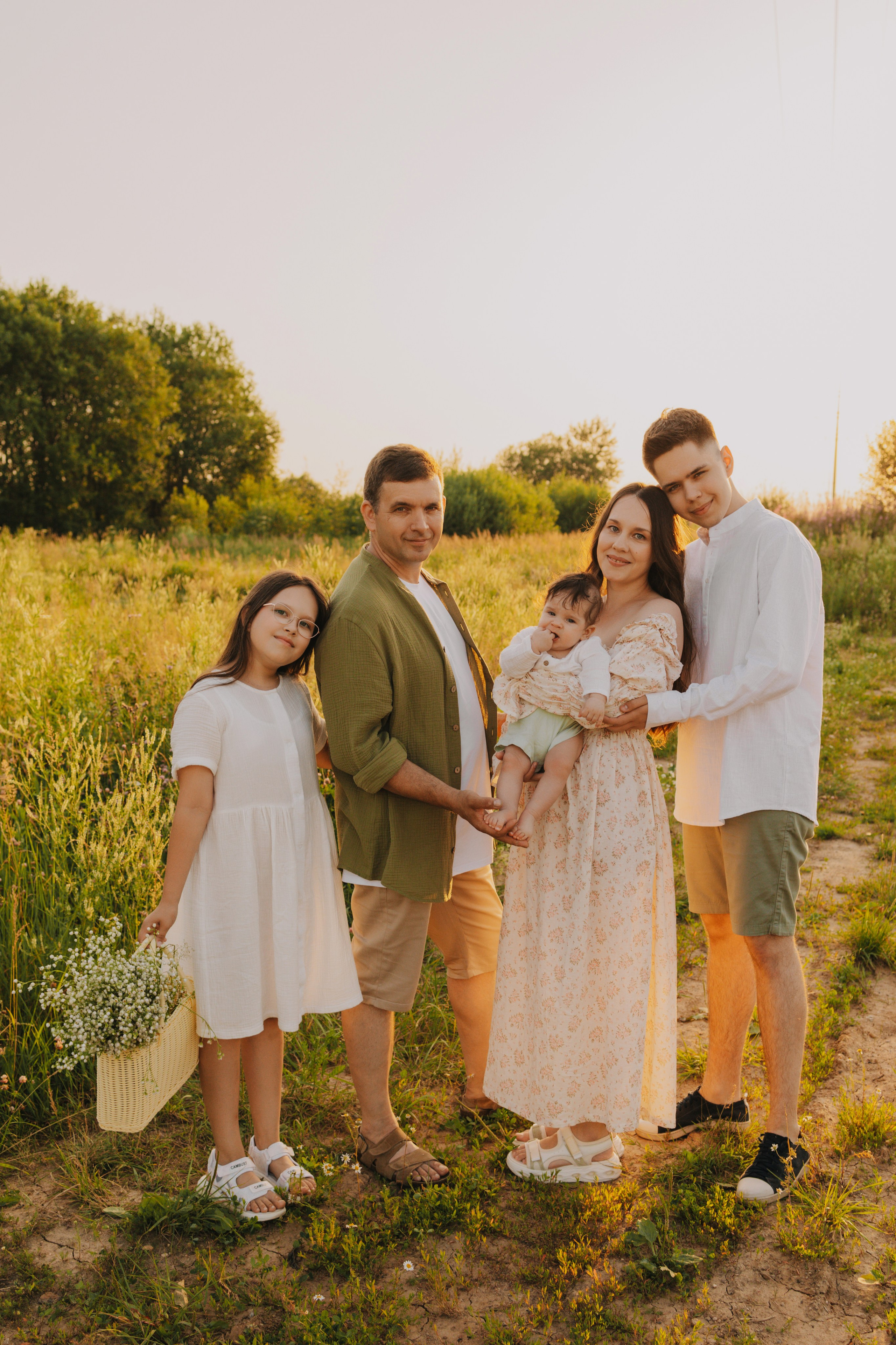 Семейный Пикник: Летняя Съемка