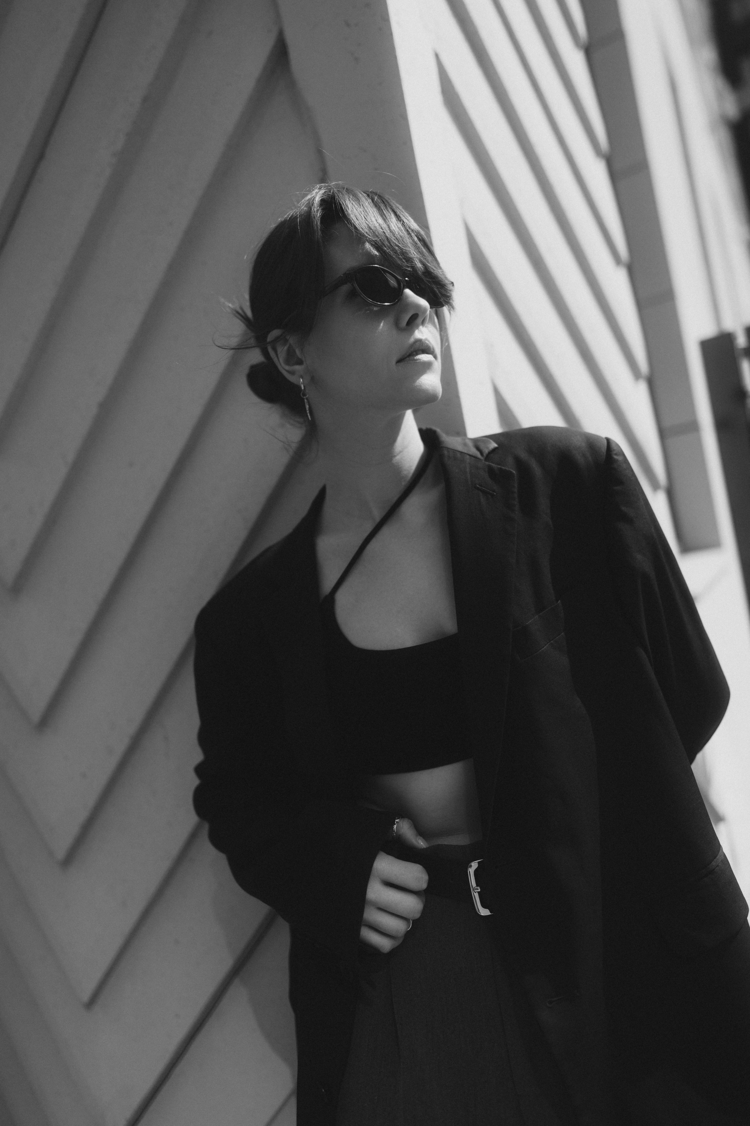 Female street photoshoot in Moscow by Anton Avanzato