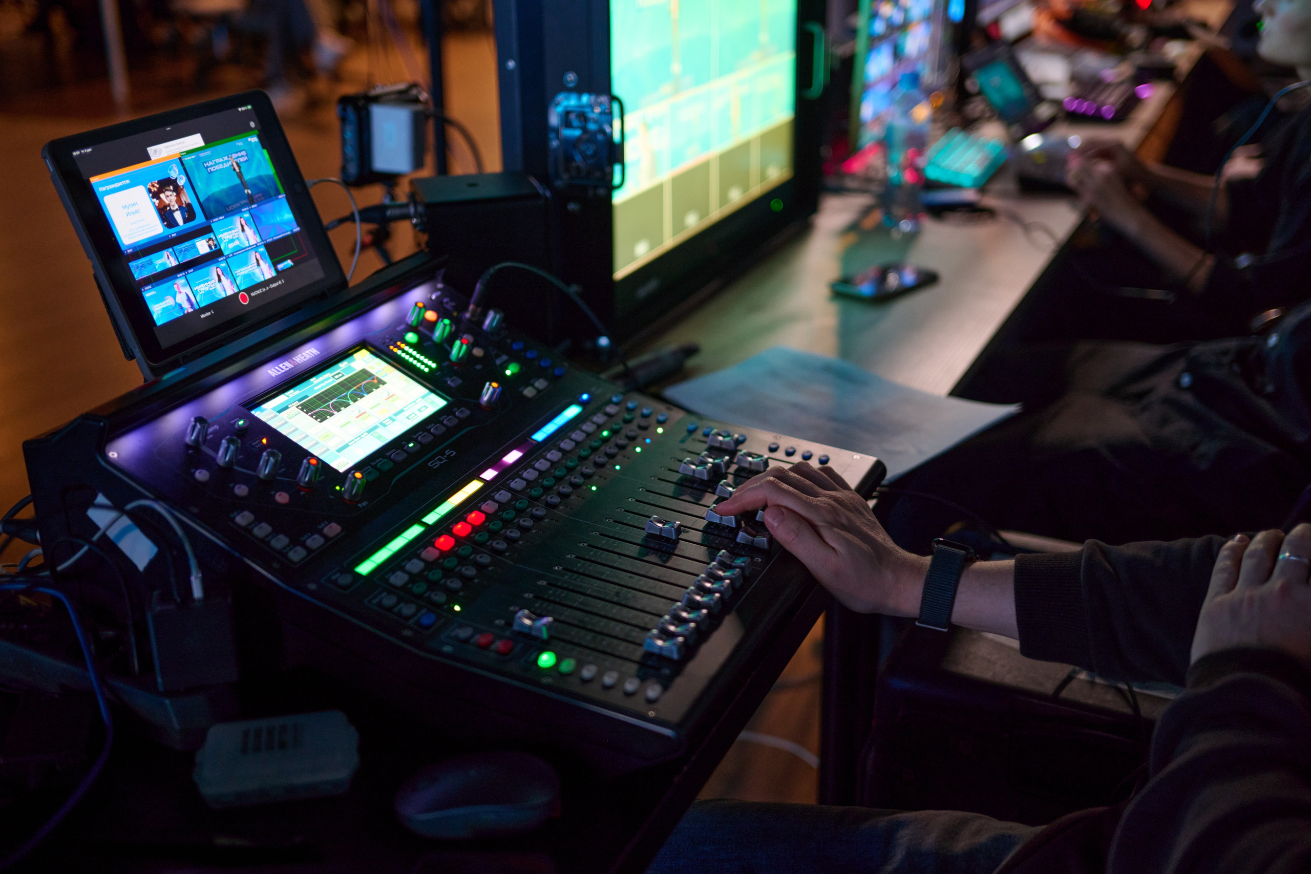 Backstage съёмка трансляции ВТБ Именные гранты 2025