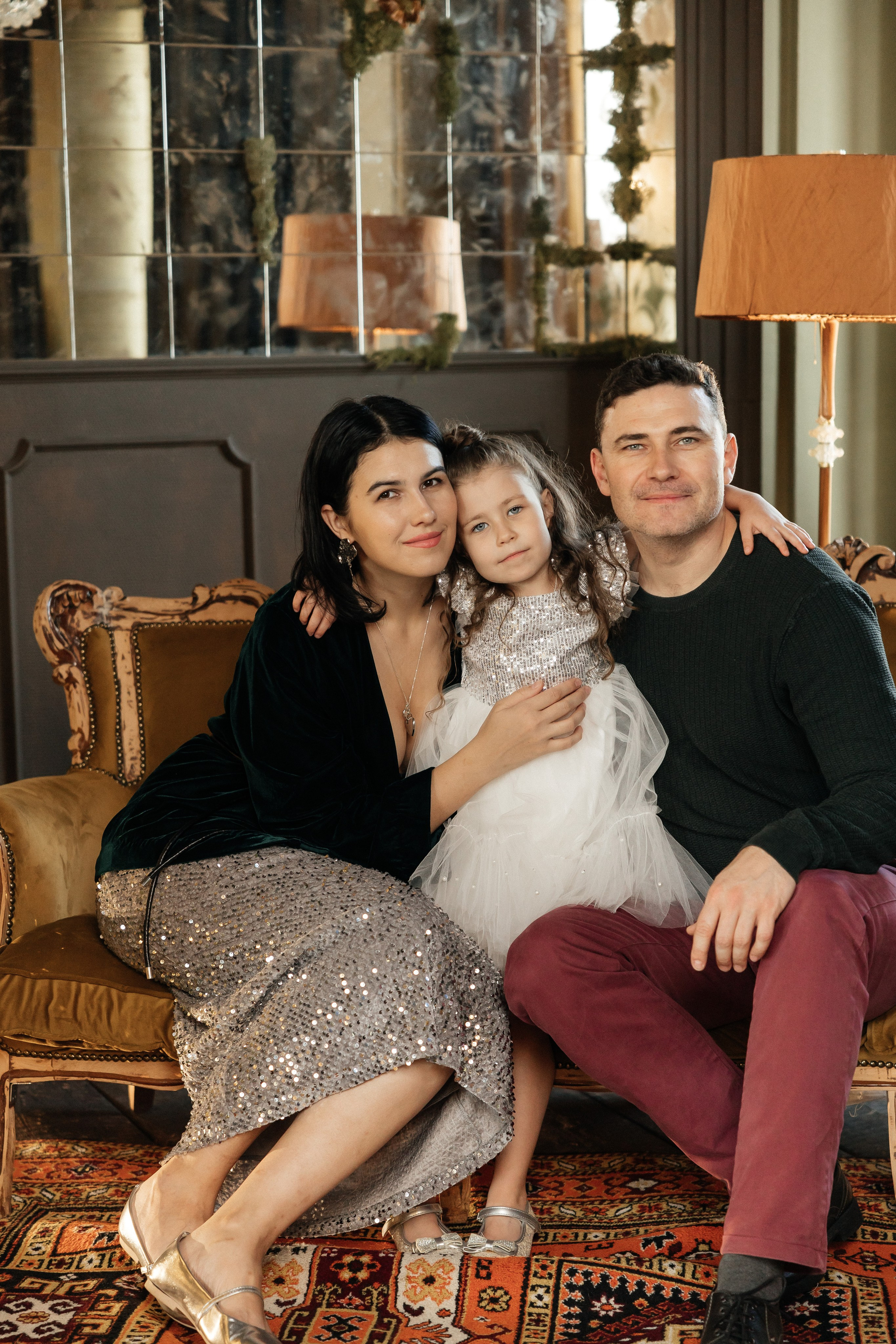 Кирилл, Яна и Алиса (новогодняя). Свадебный и Семейный фотограф Свекрова Ольга