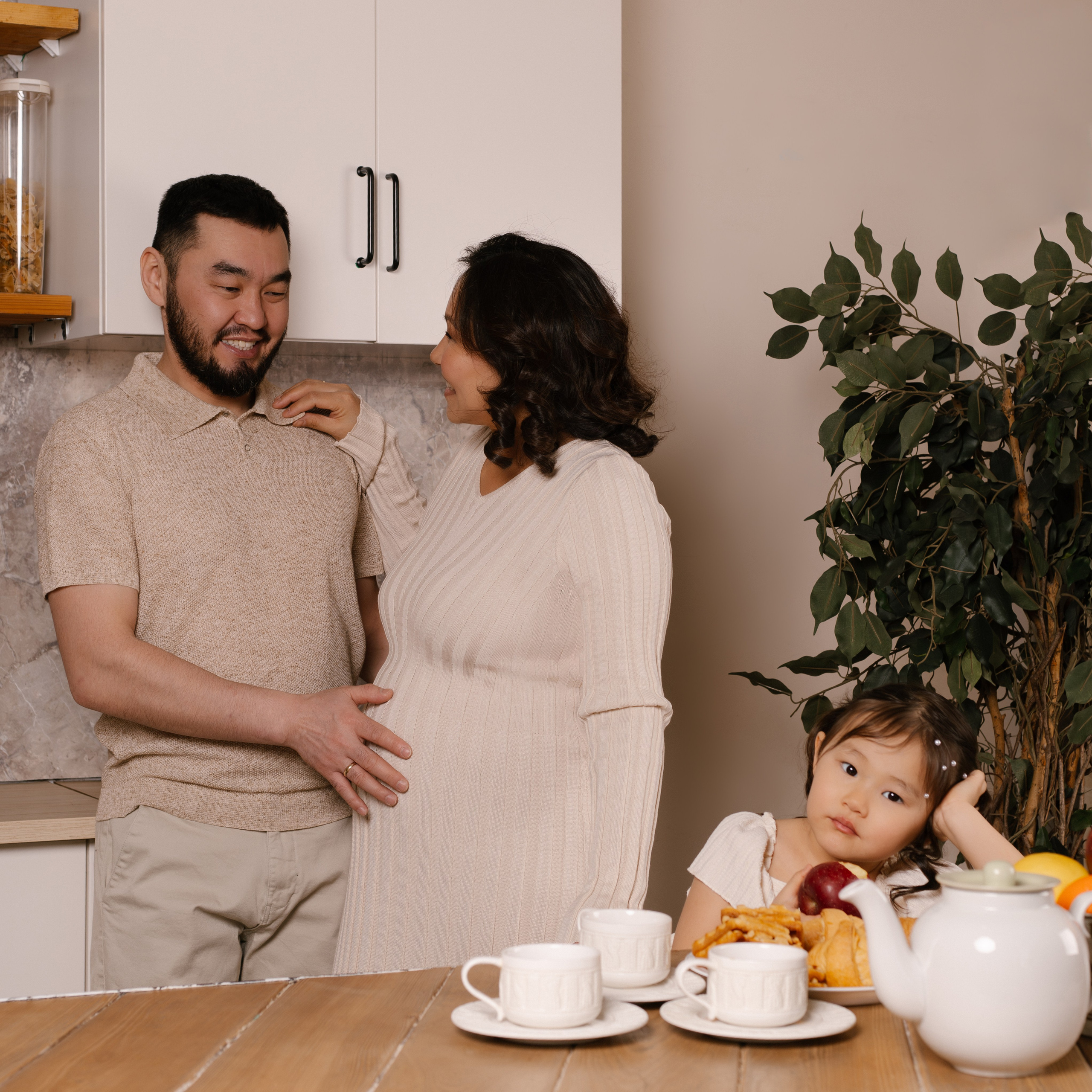 Фотосессия беремености для Анастасии и Жаргала. Семейный и свадебный фотограф в Москве и Домодедово Анна Авилочкина