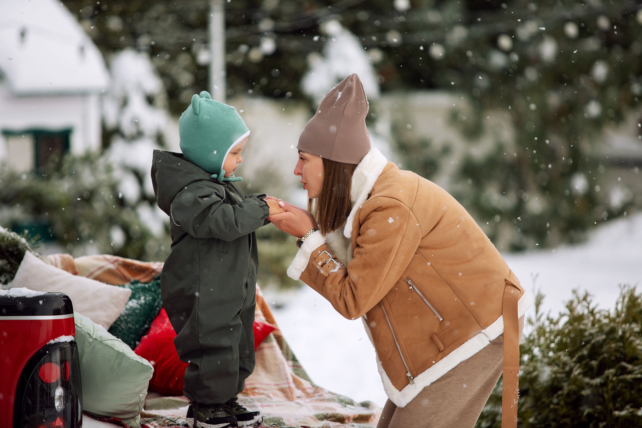 РОМА новогодняя фотосессия. Фотограф новорожденных Оксана Полевская