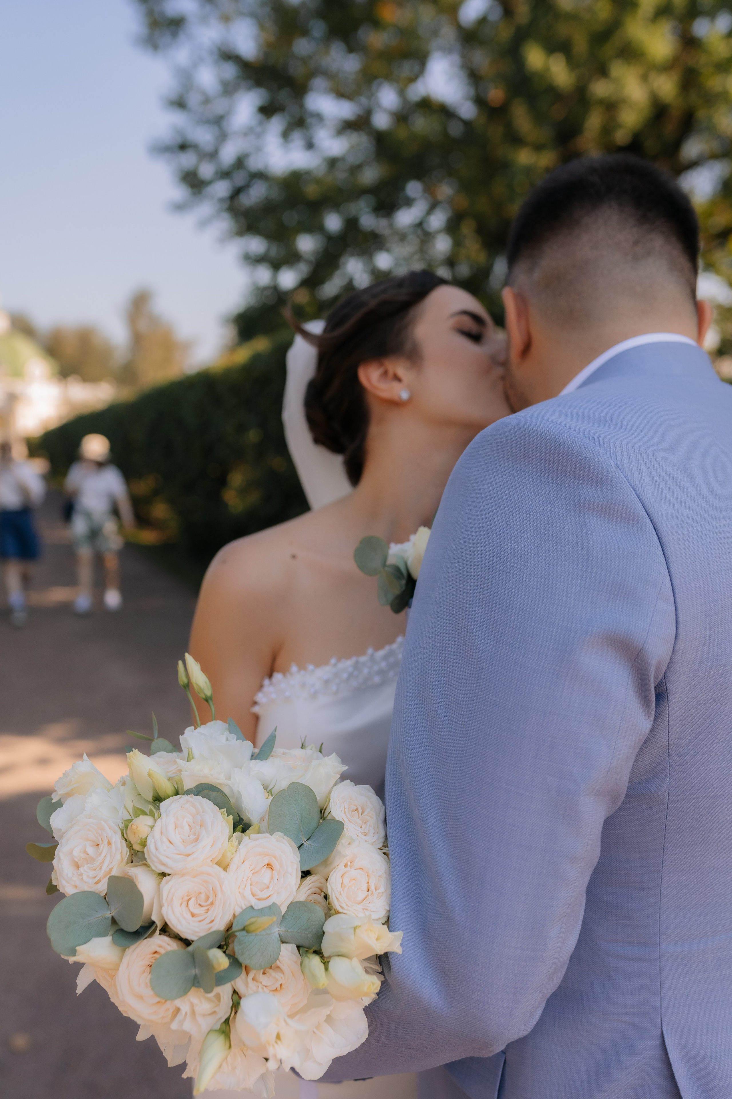 Свадебная фотосессия в Москве, парк Кусково. Свадебный фотограф в Москве Анна Полушина