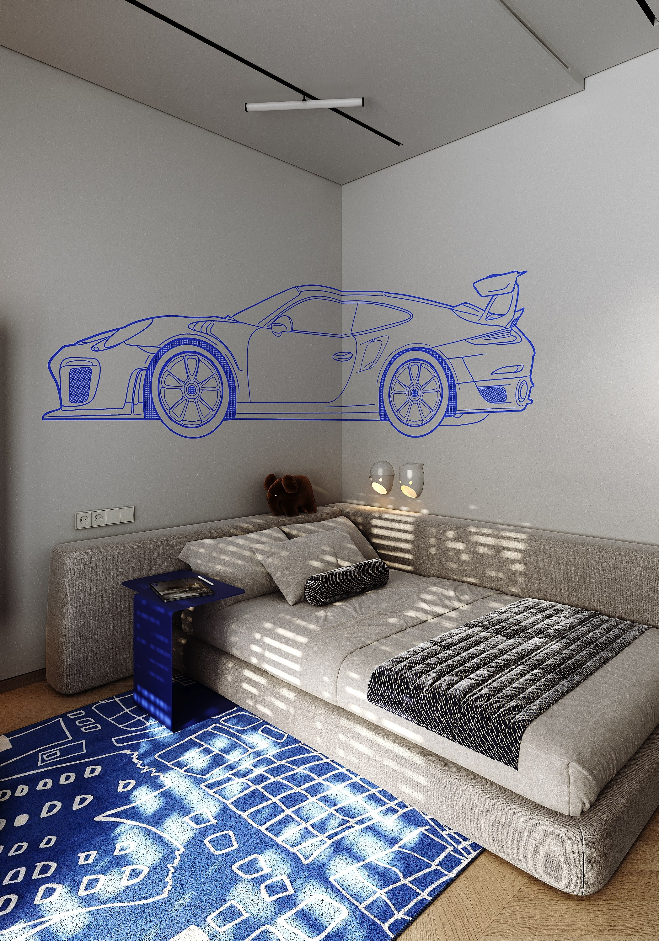 Частный дом 160 м². Визуализации интерьера