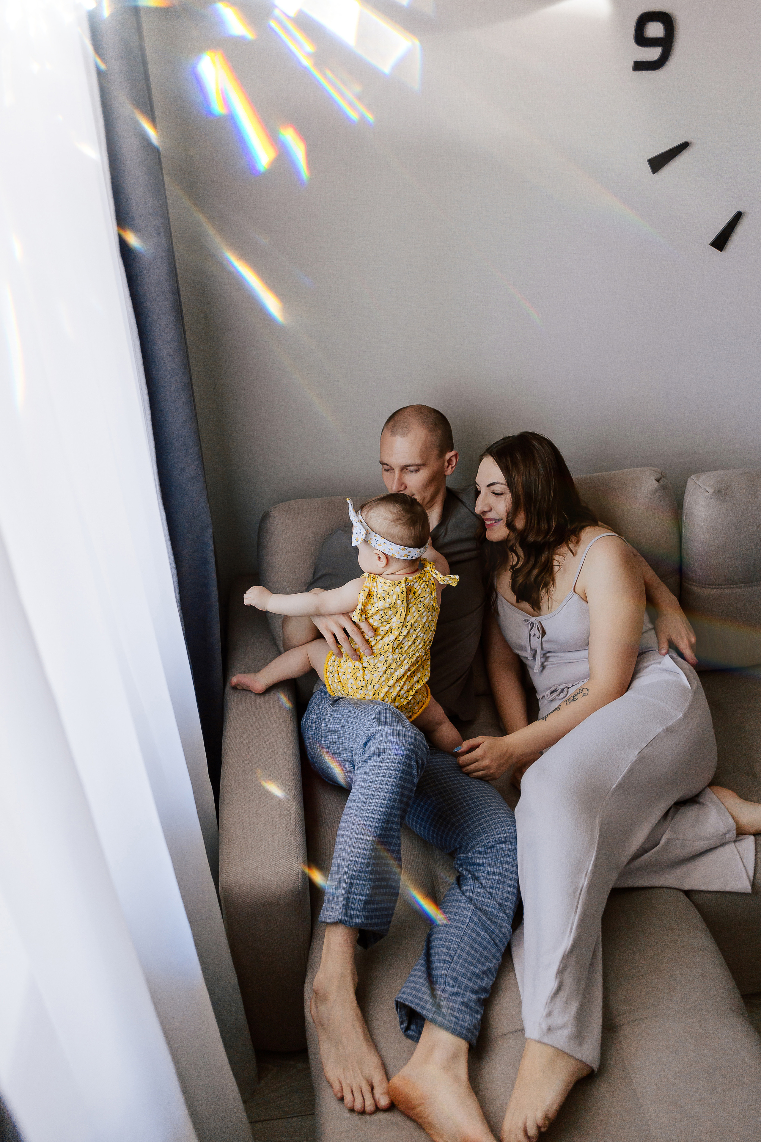 Рита с мамой и папой. Фотограф Бурятии София Андриянова