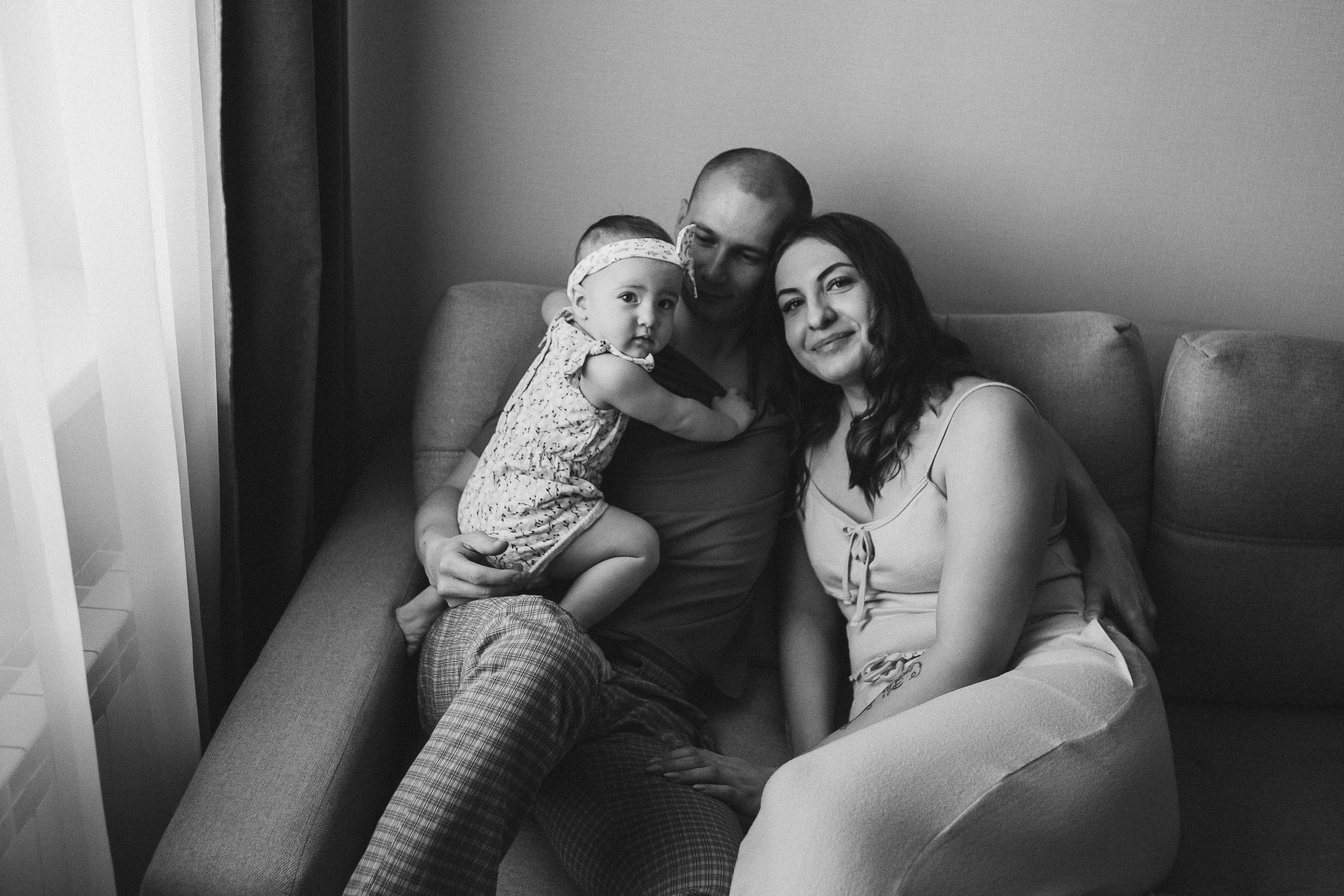 Рита с мамой и папой. Фотограф Бурятии София Андриянова