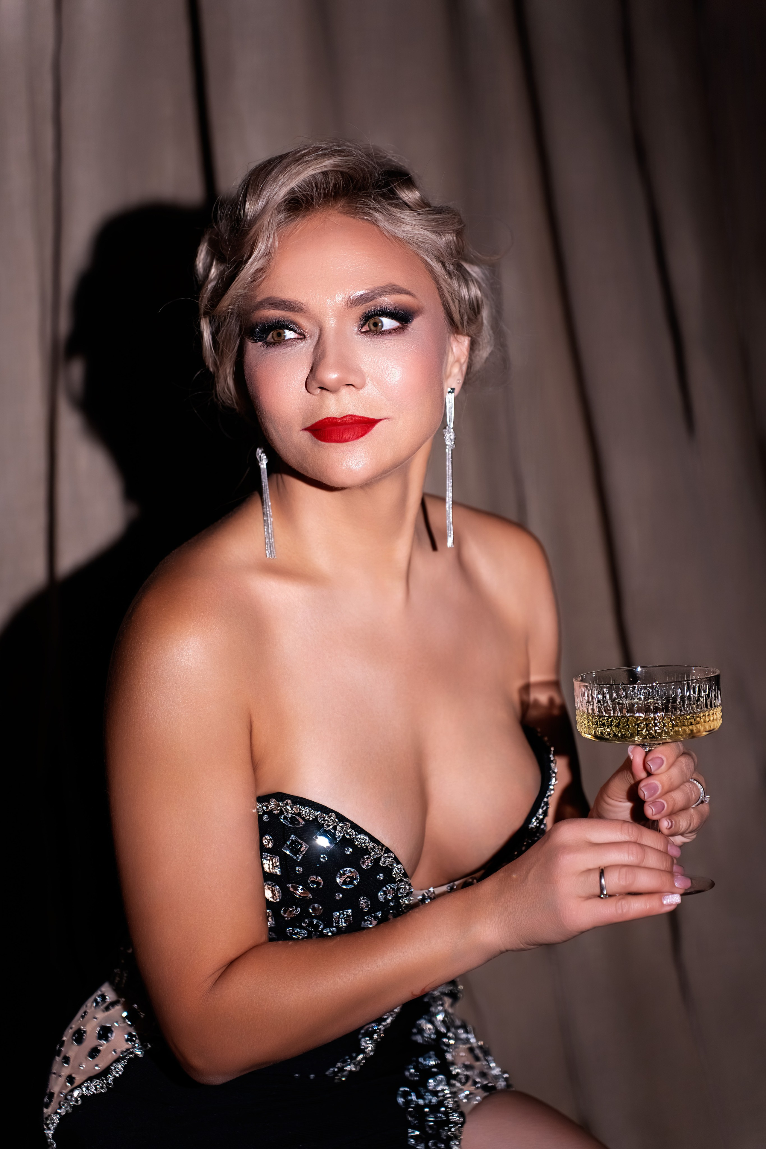 Новогодняя фотосессия Марии в студии