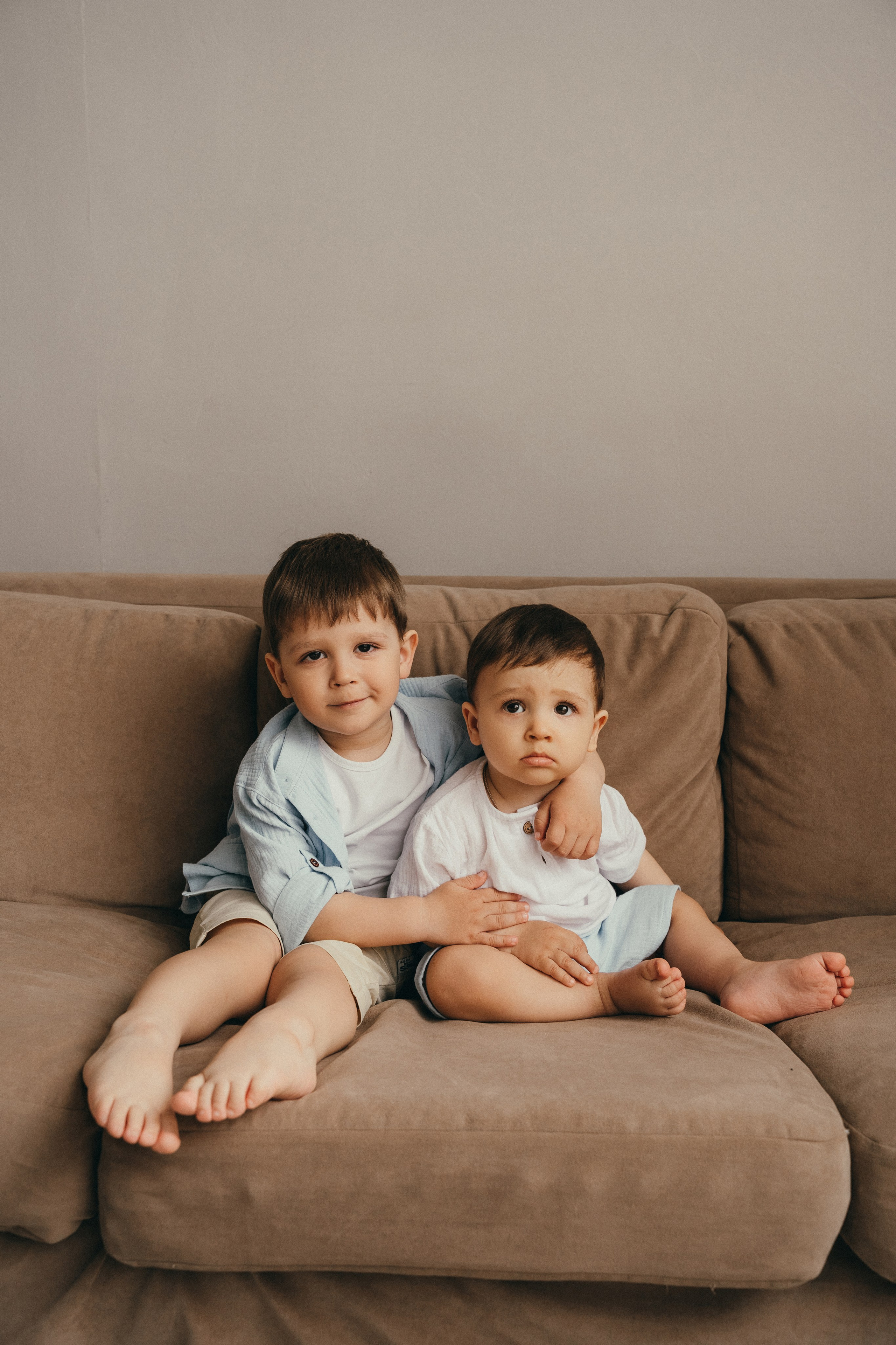 Дима, Настя, Макар и Серофим. Семейный фотограф • Домашние съемки в Нижнем Новгороде