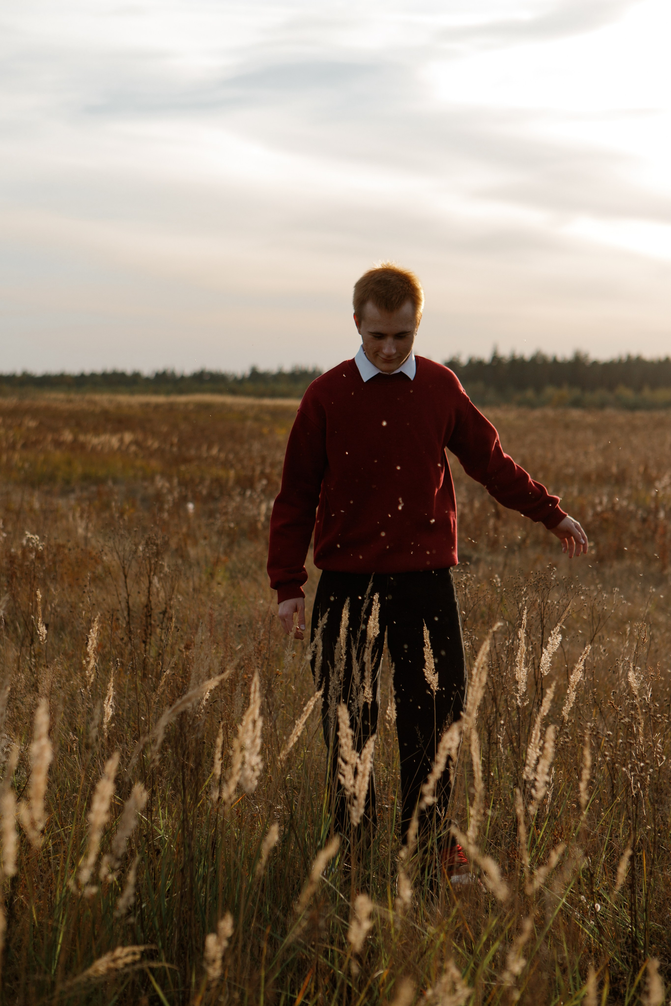 Backstage. Съемка клипа в поле. Фотограф Анастасия Кулешова