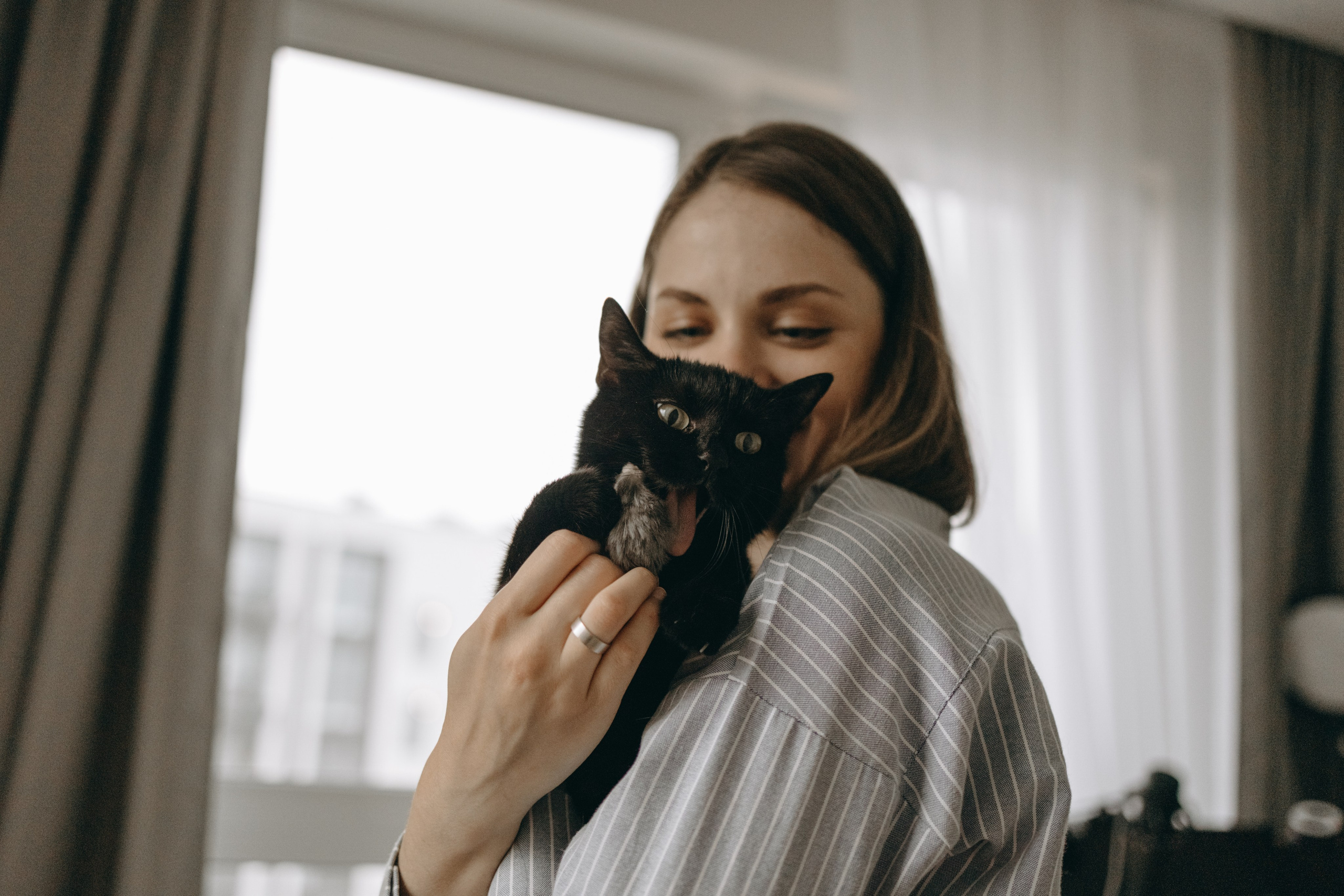 Настя, Никита и их Гром и Мяу. Фотограф — Анималист | Санкт-Петербург