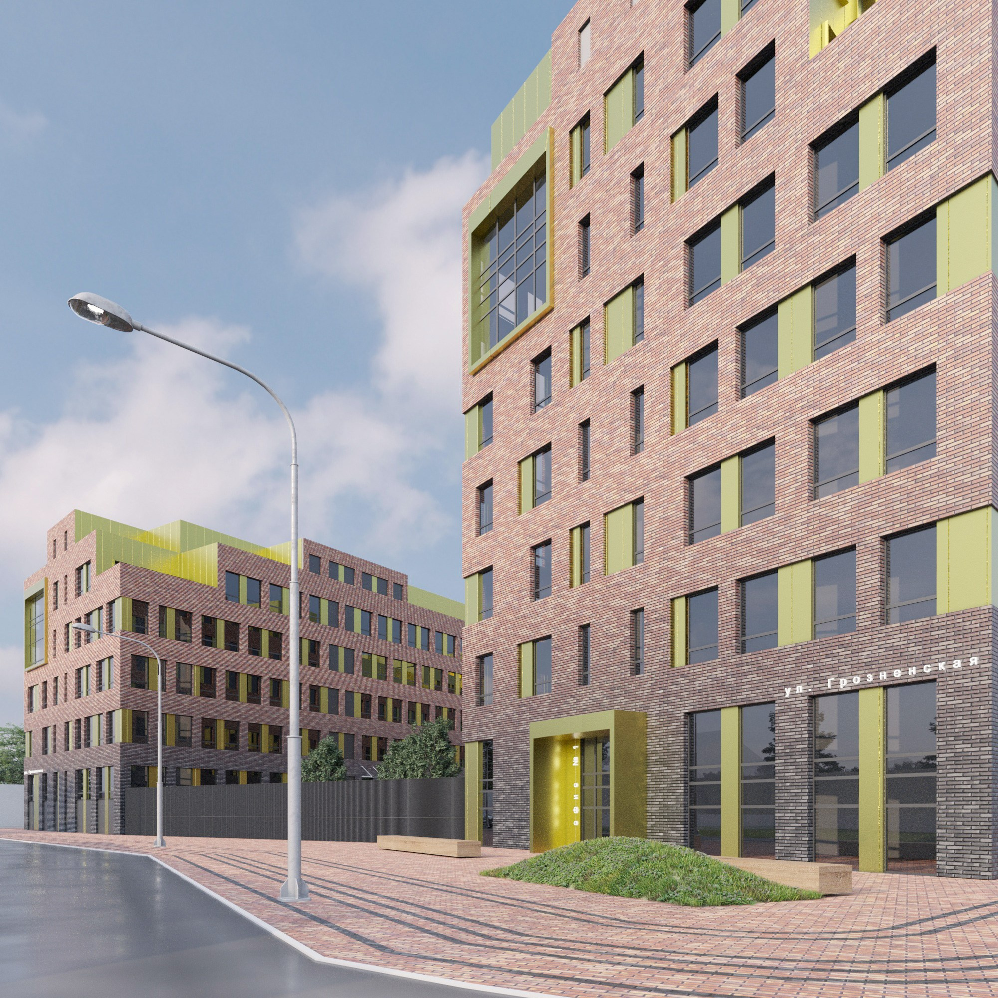 Многоквартирные дома / Dachnaya_GK Вариант 2. SAAS Селиванов Алексей Архитектурная Студия