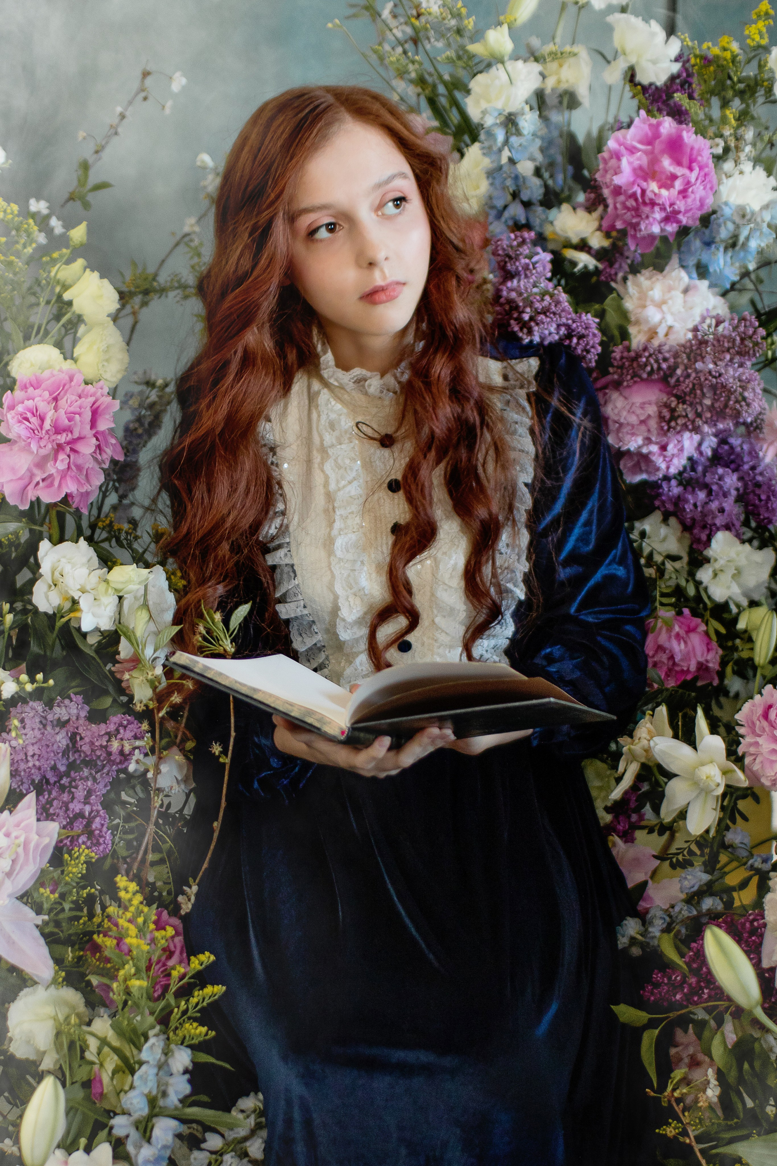 Девушка в цветах