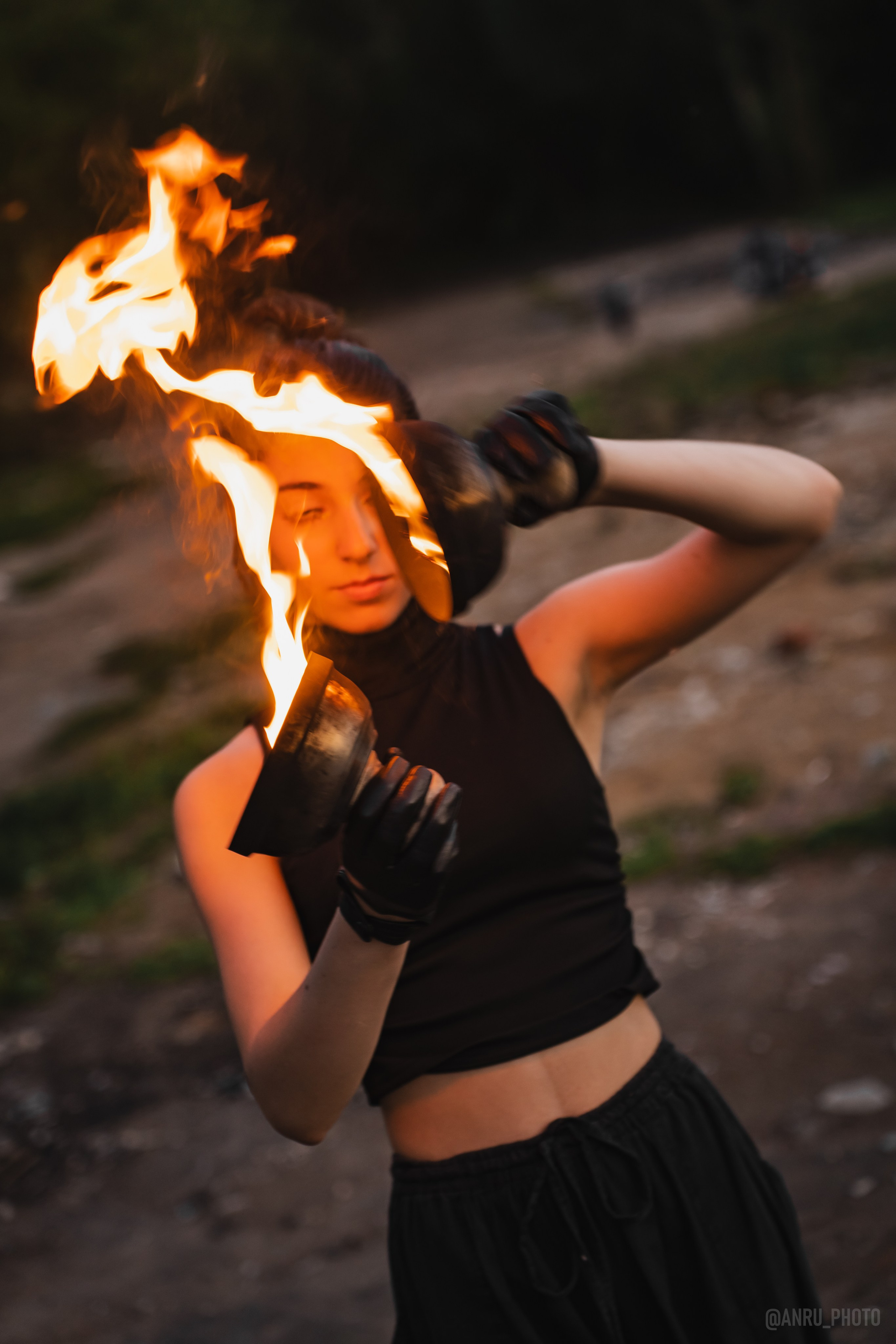 Огненная тренировка. Репортажный фотограф Анастасия Рубцова