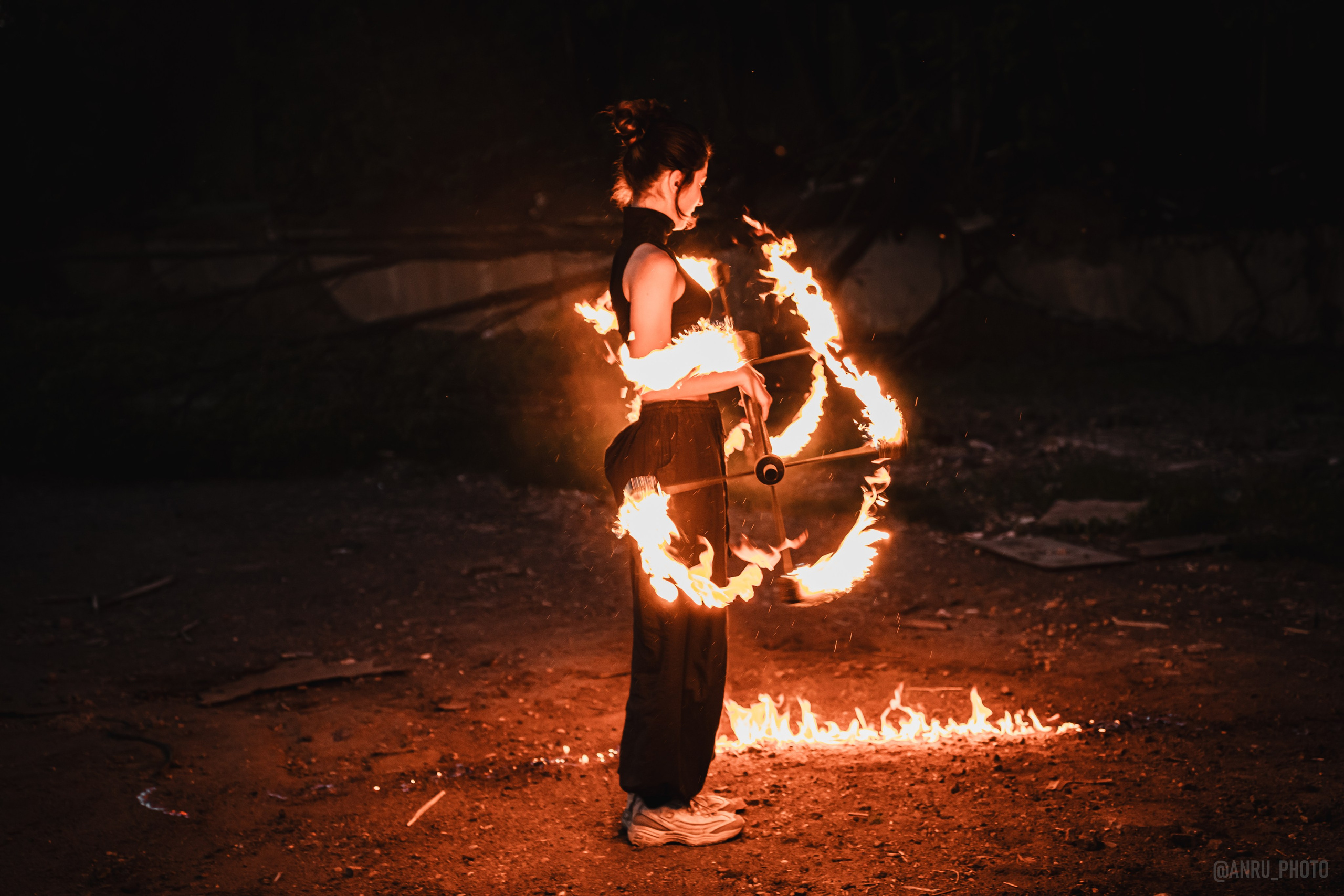 Огненная тренировка. Репортажный фотограф Анастасия Рубцова