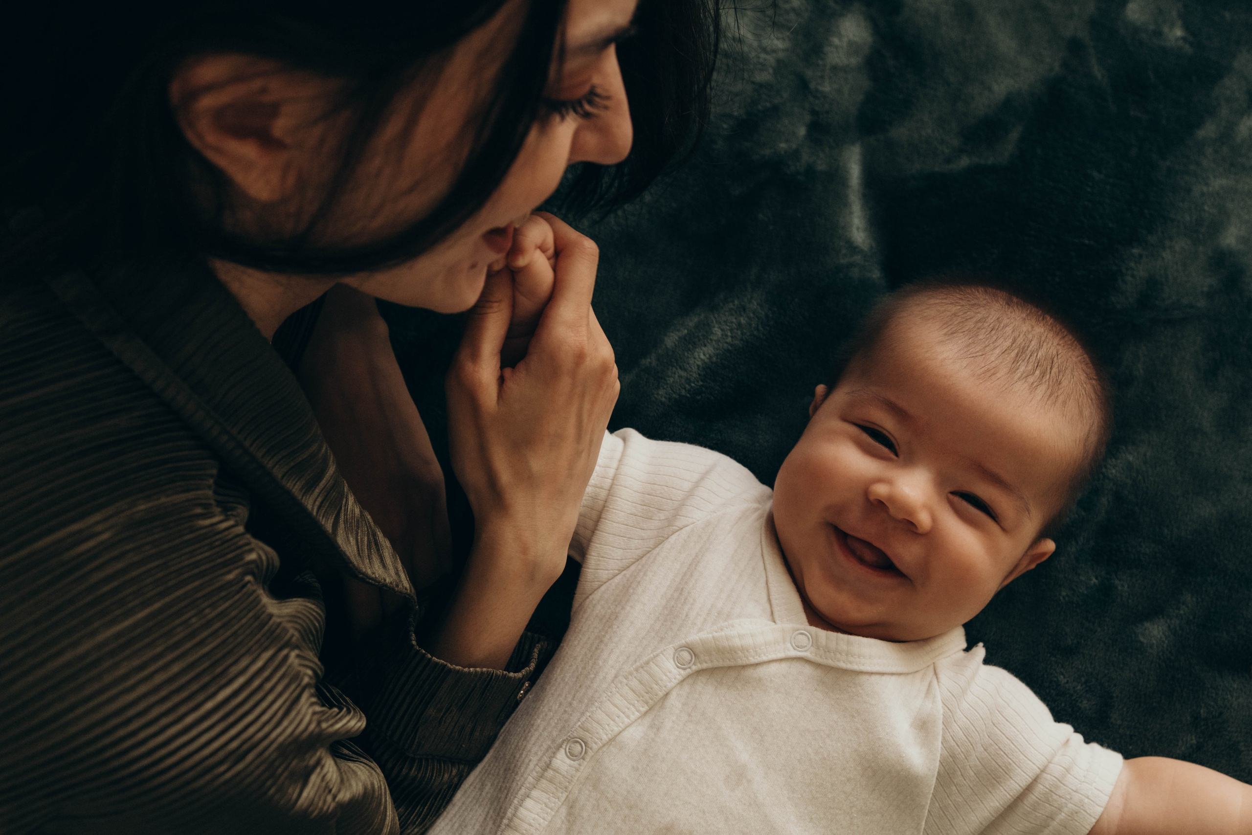 Малышка Эми с мамой и папой. Фотограф Евгения Войко Тюмень