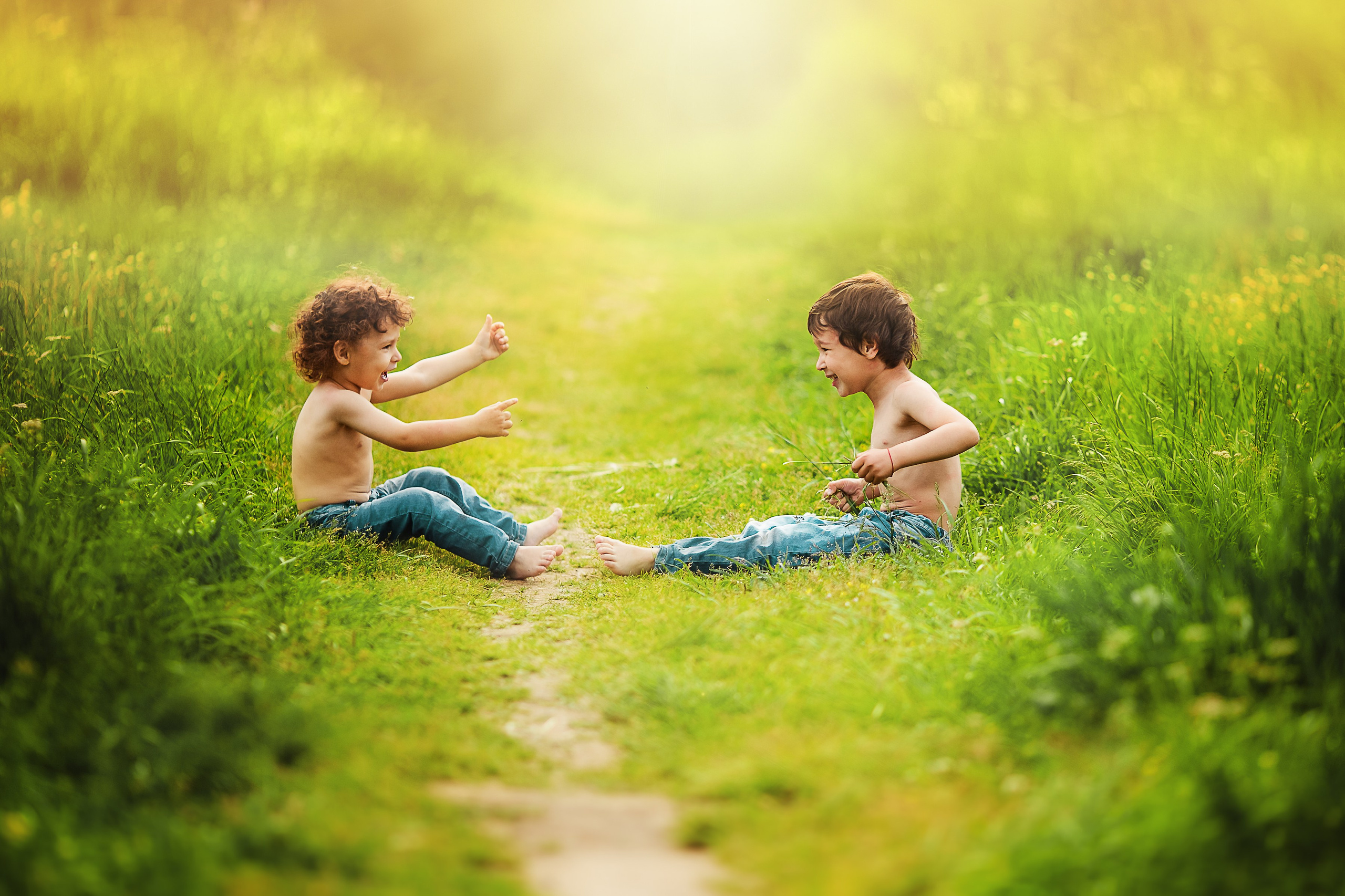 Дети (фотосессия на улице, на природе). Семейный фотограф в Екатеринбурге