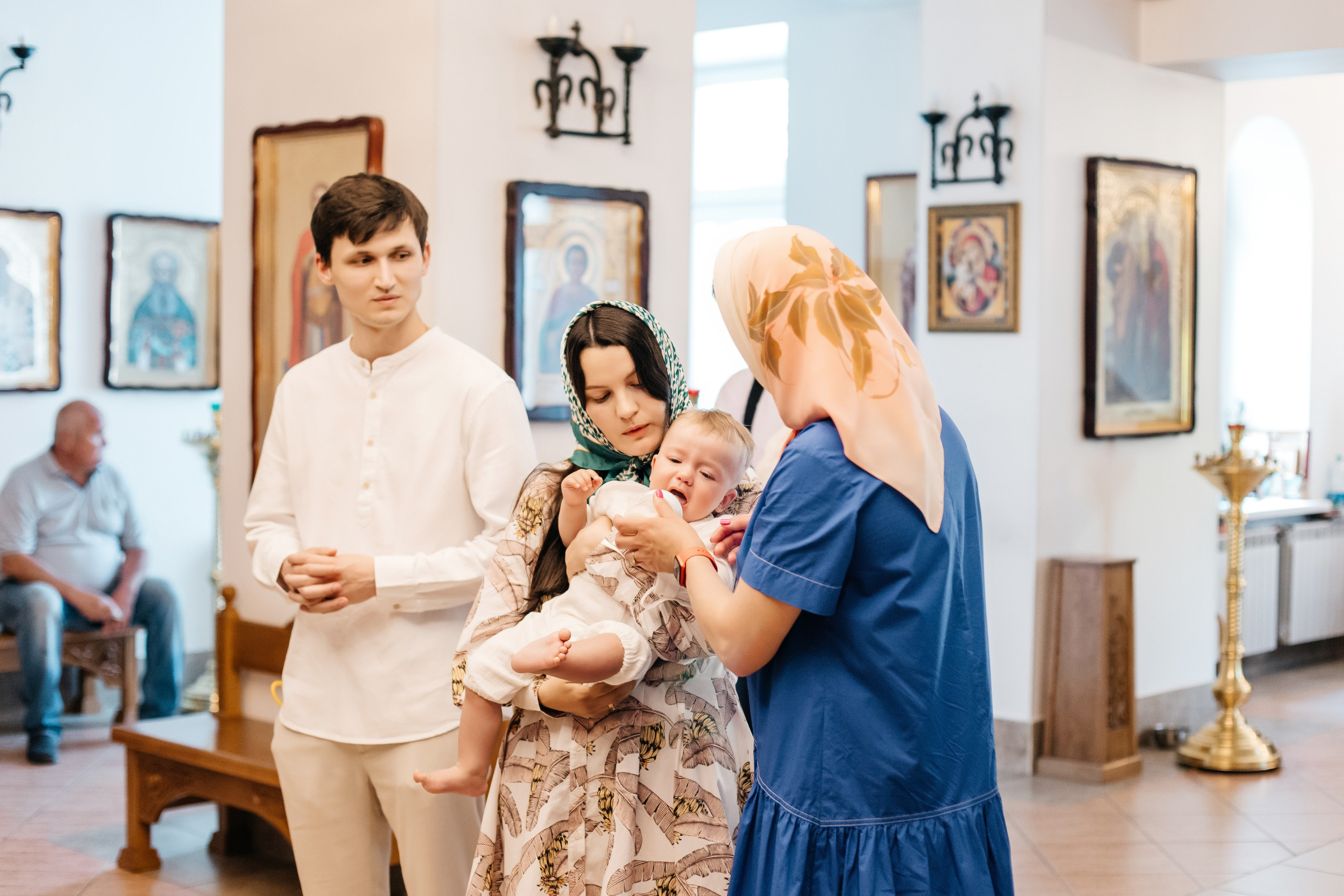 Крещение Андрея. Церковь Преображения Господня. Фотограф ВИКА МЕДУЗА