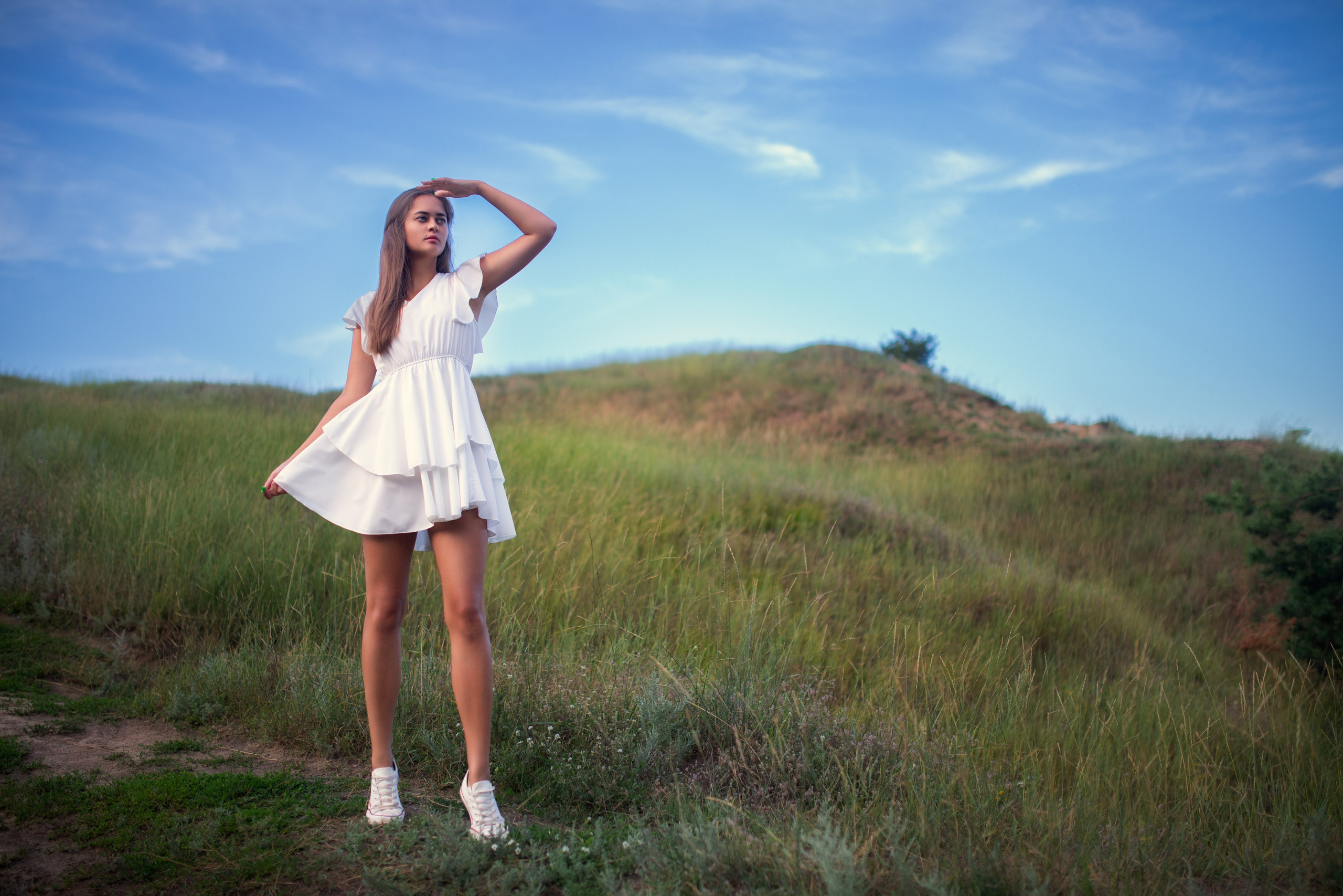 Фотосессия с Ольгой на природе в формате для «себя»