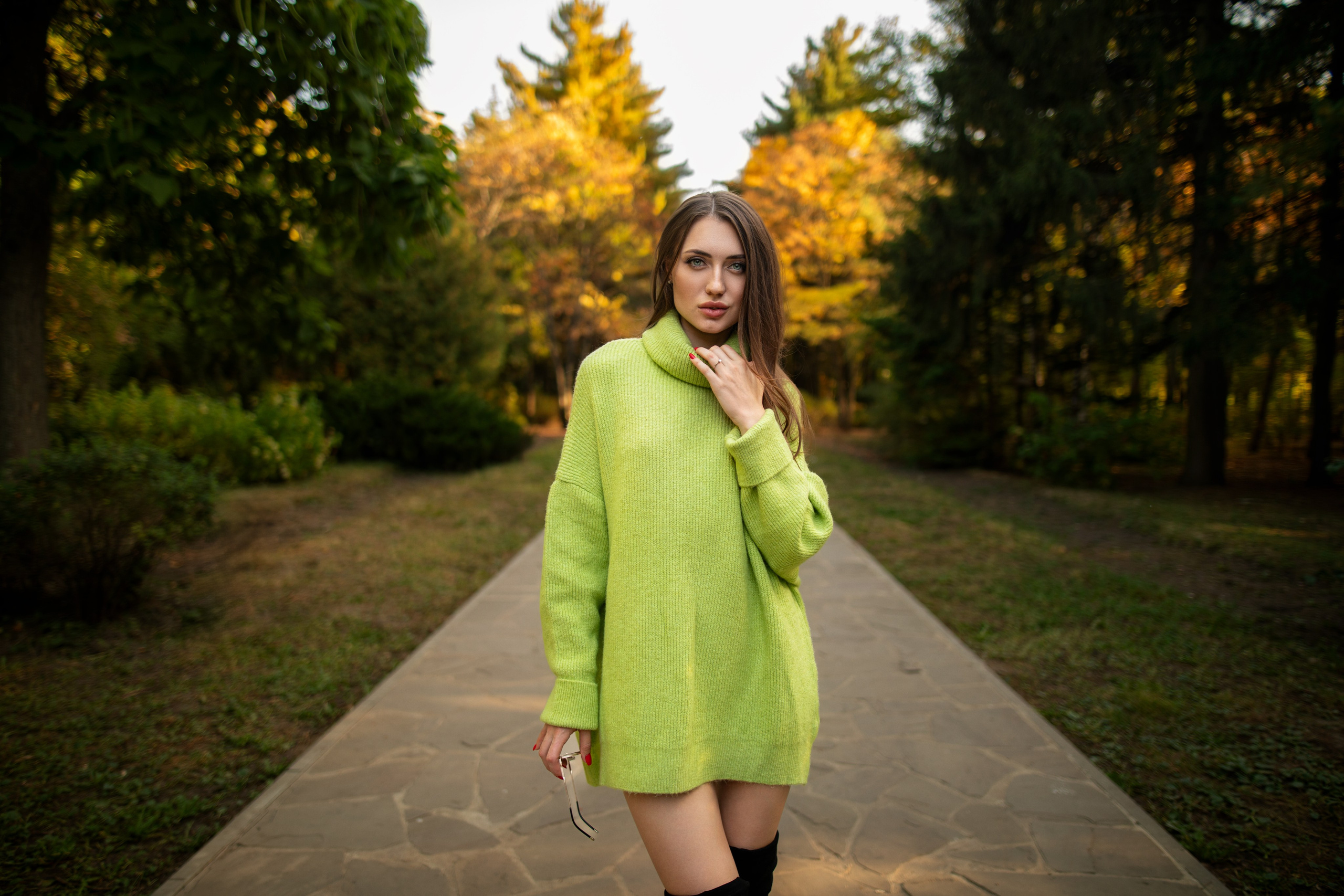 Осенняя съемка с Анастасией в парке в формате для «себя»
