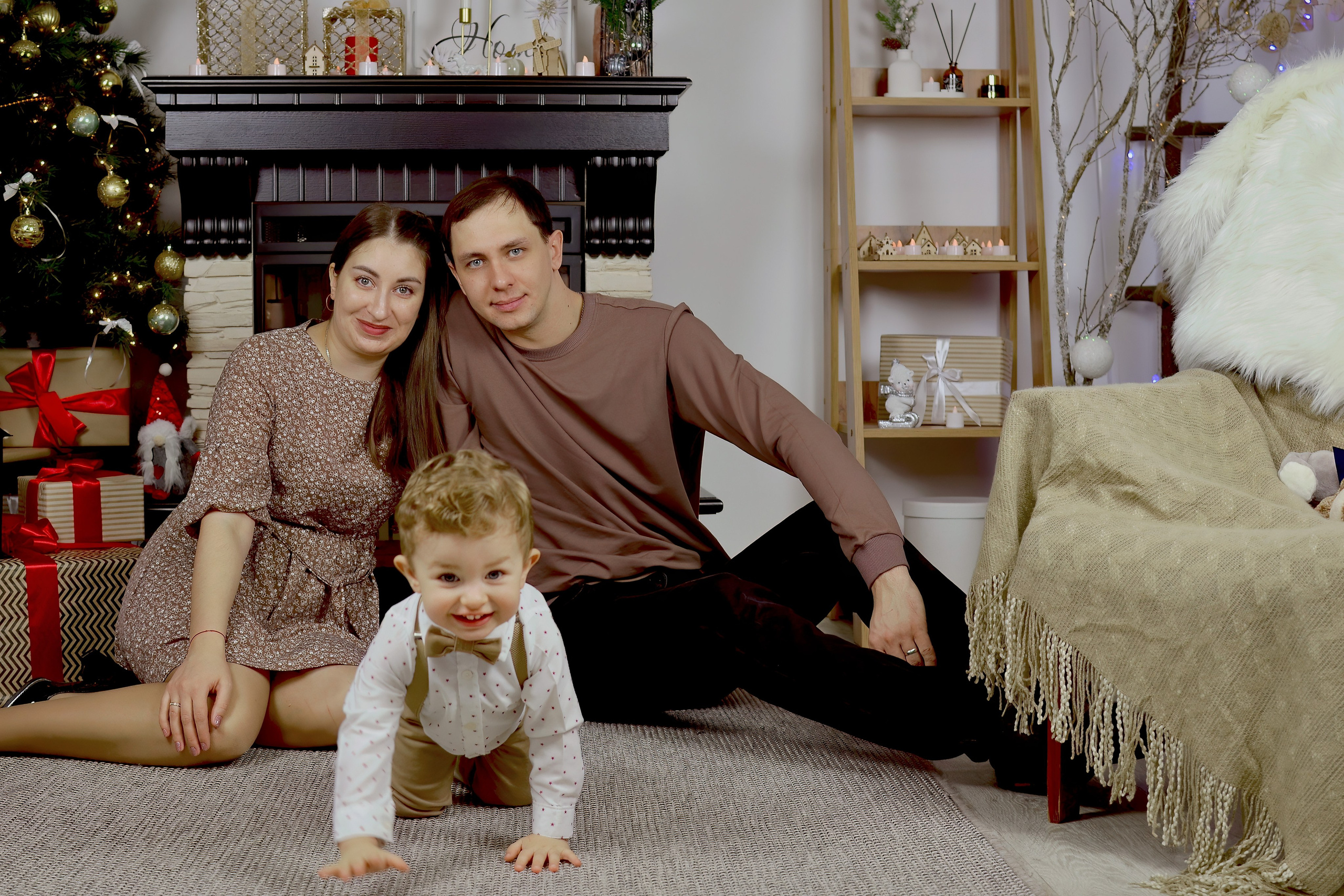Озорная Новогодняя фотосессия. Семейный и детский фотограф в городе Грязи Олеся Огурцова