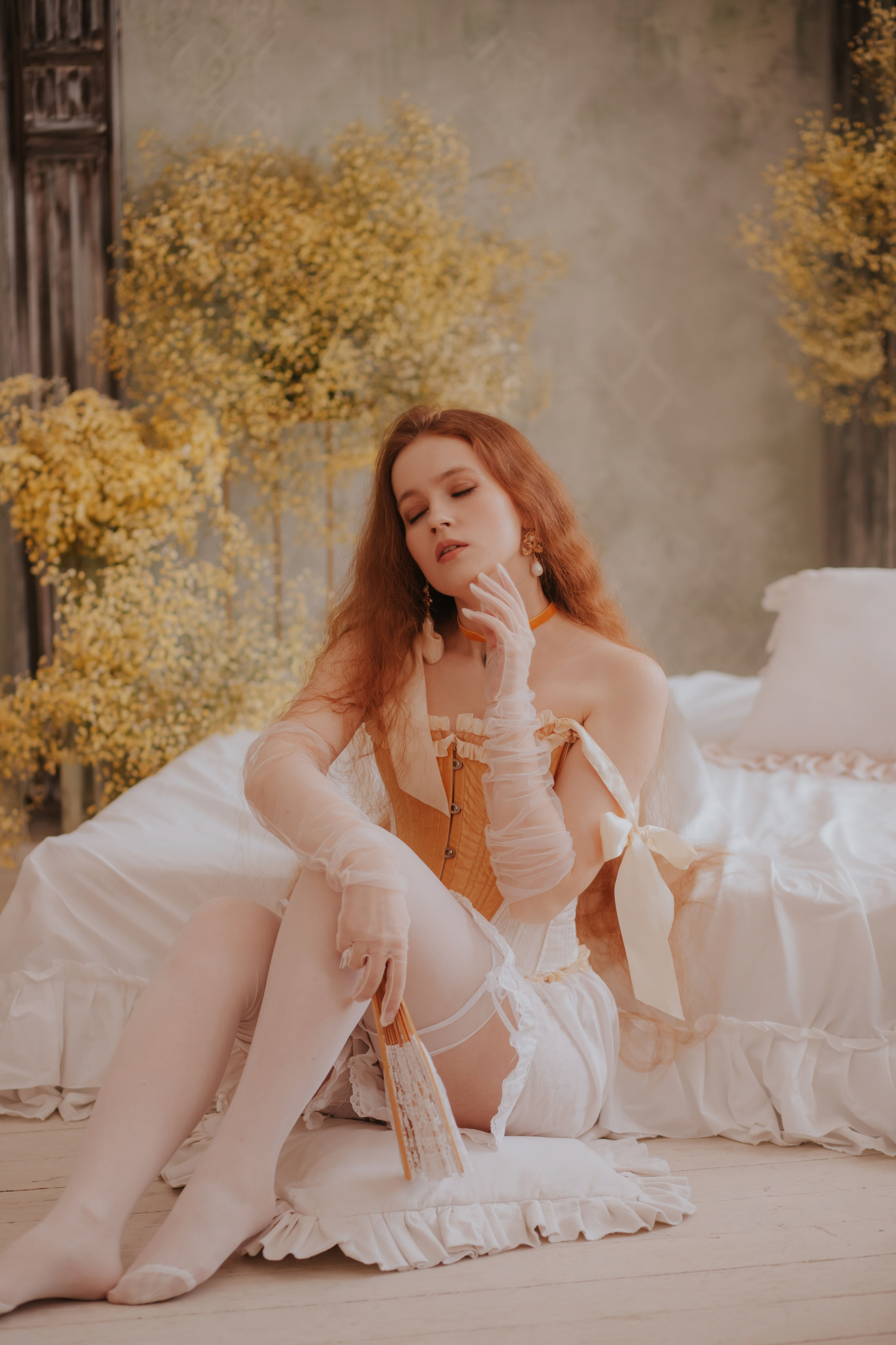 Винтажный будуар. Художественная винтажная фотография