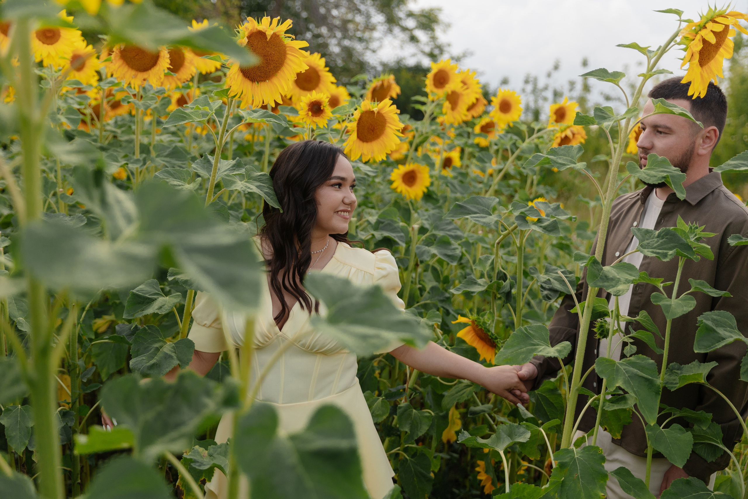 Предсвадебная Подсолнухи. Свадебный и репортажный фотограф г. Чебоксары Евгений Леонидович