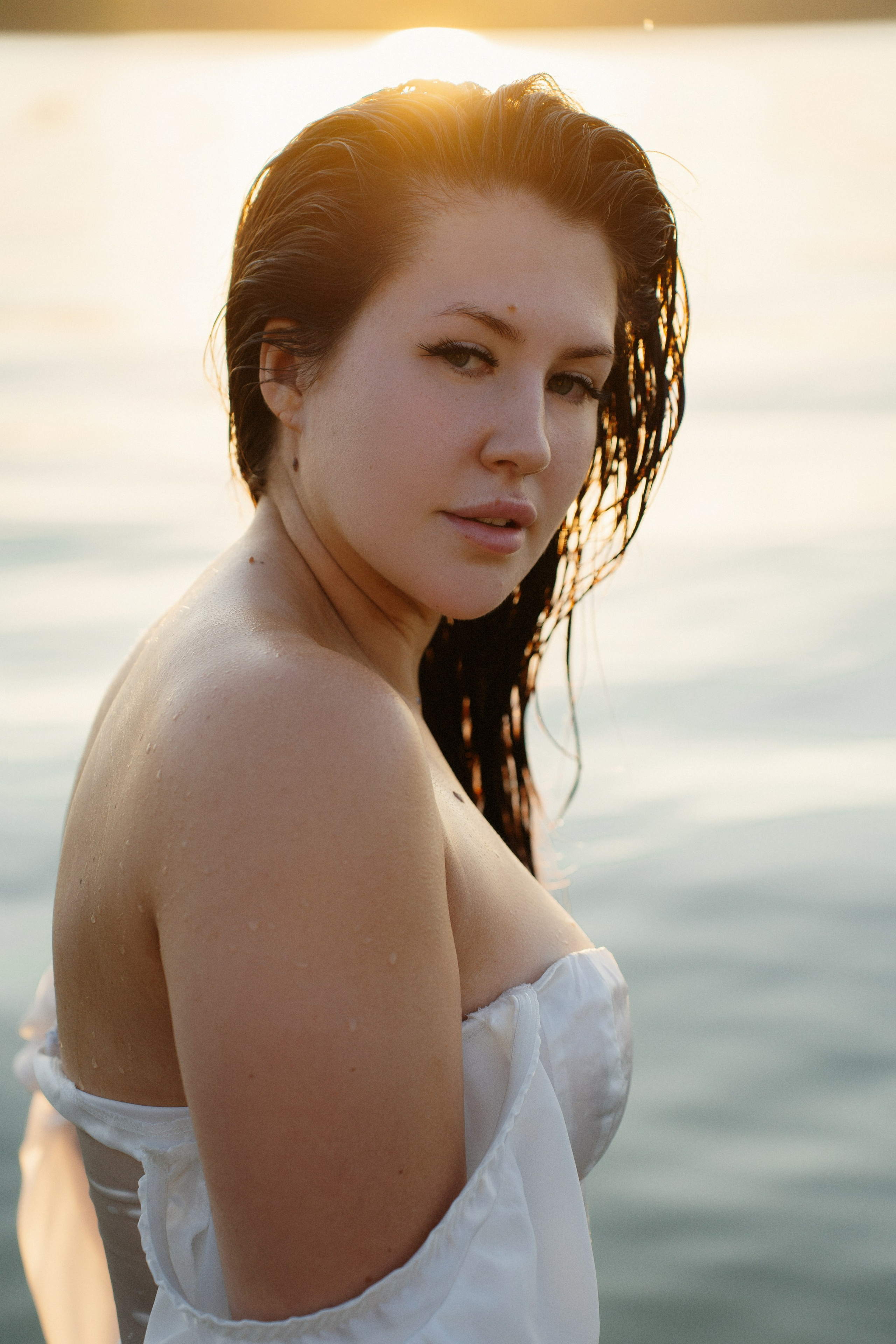 Ирина. Съемка на закате у озера. Яна Орехова. Фотограф в Томске