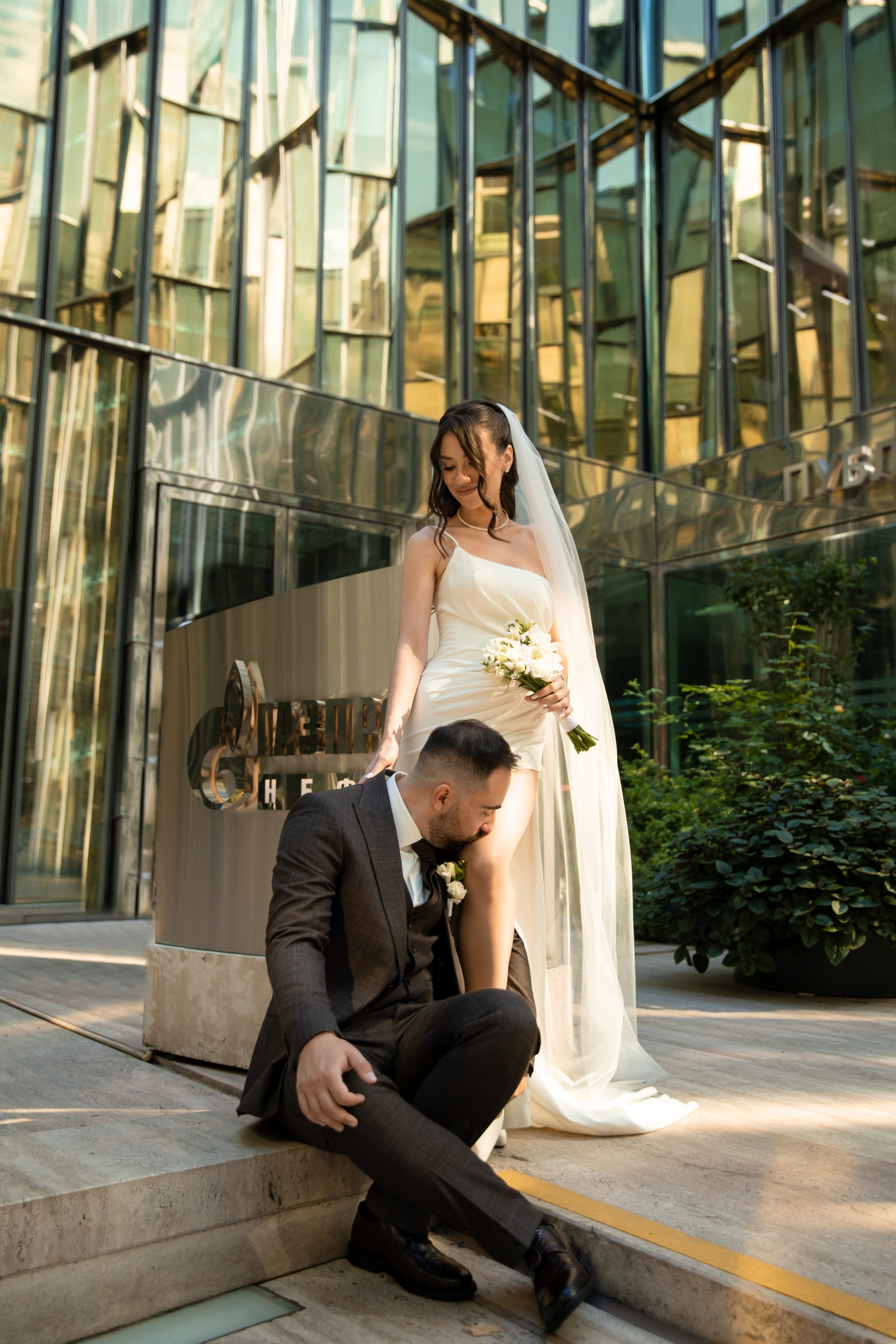 Анна и Александр / Прогулка + ЗАГС. Свадебный и семейный фотограф в Москве Диана Левченко