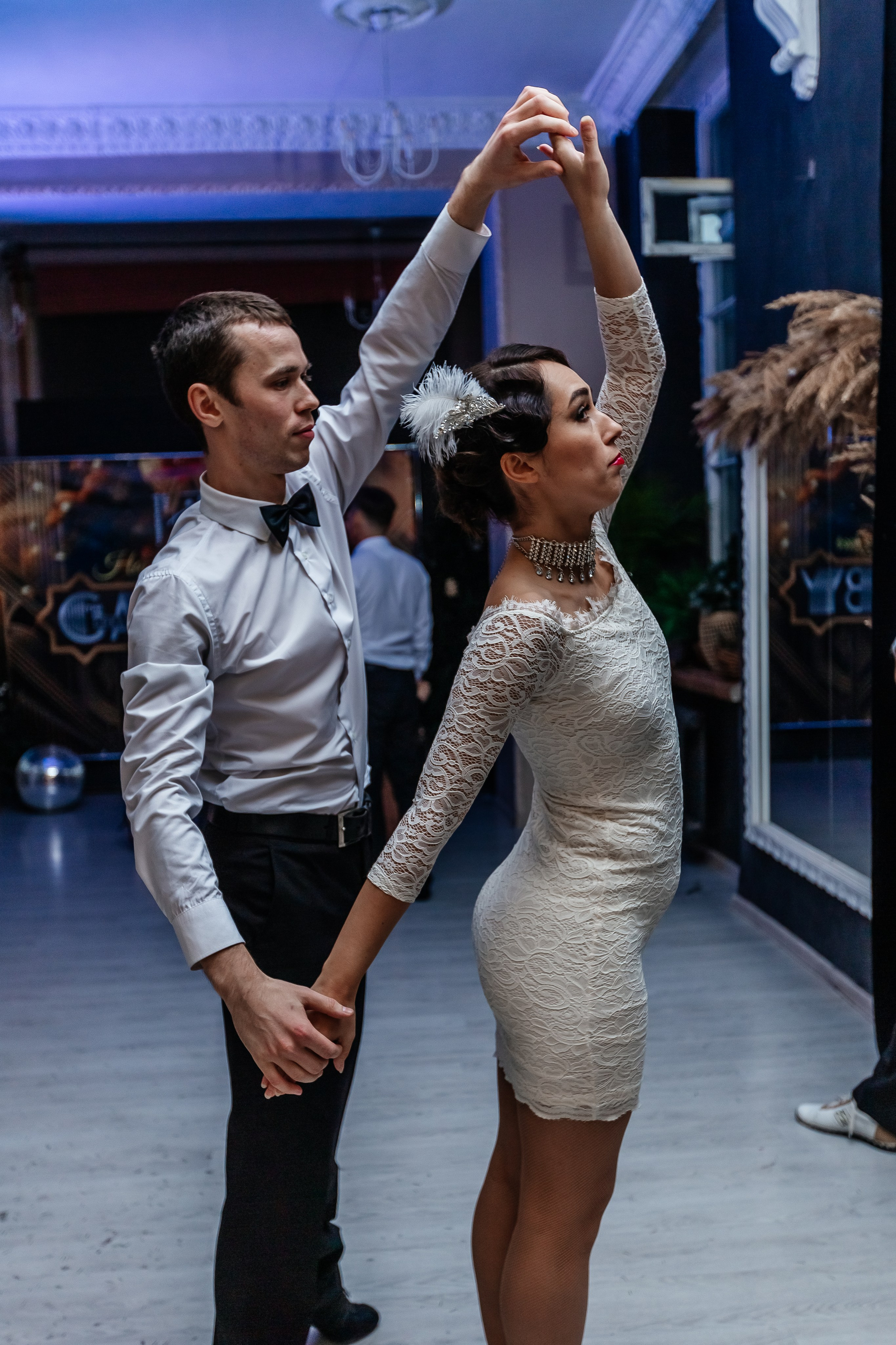 Новогодняя танцевальная хастл-вечеринка в стиле Гетсби. Фотограф Краснодар Марго Хелбен