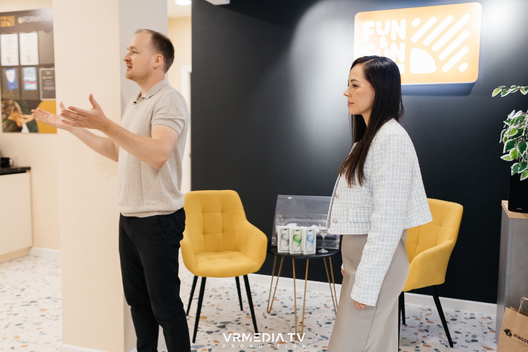 Business travel brunch