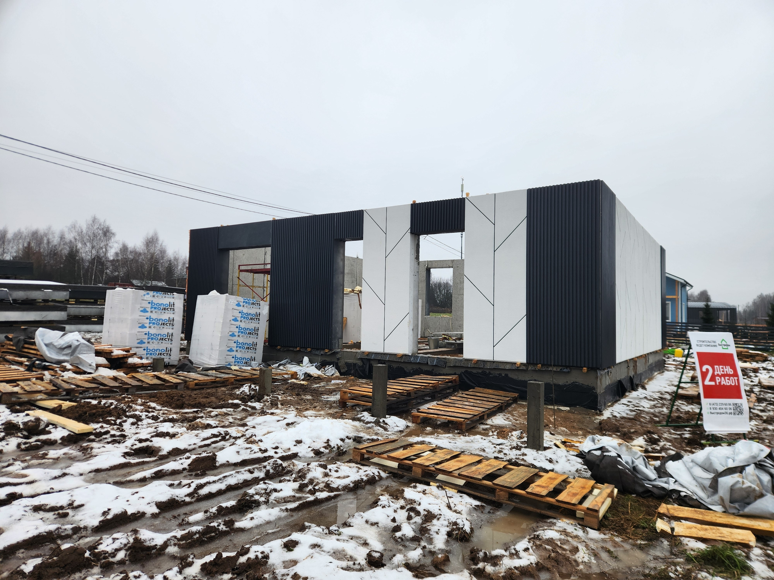 Фэмили 105, Московская Обрасть, МО Истра, д. Матвейково, КП Рижский парк. БыстроДом — капитальный дом за 7 дней!