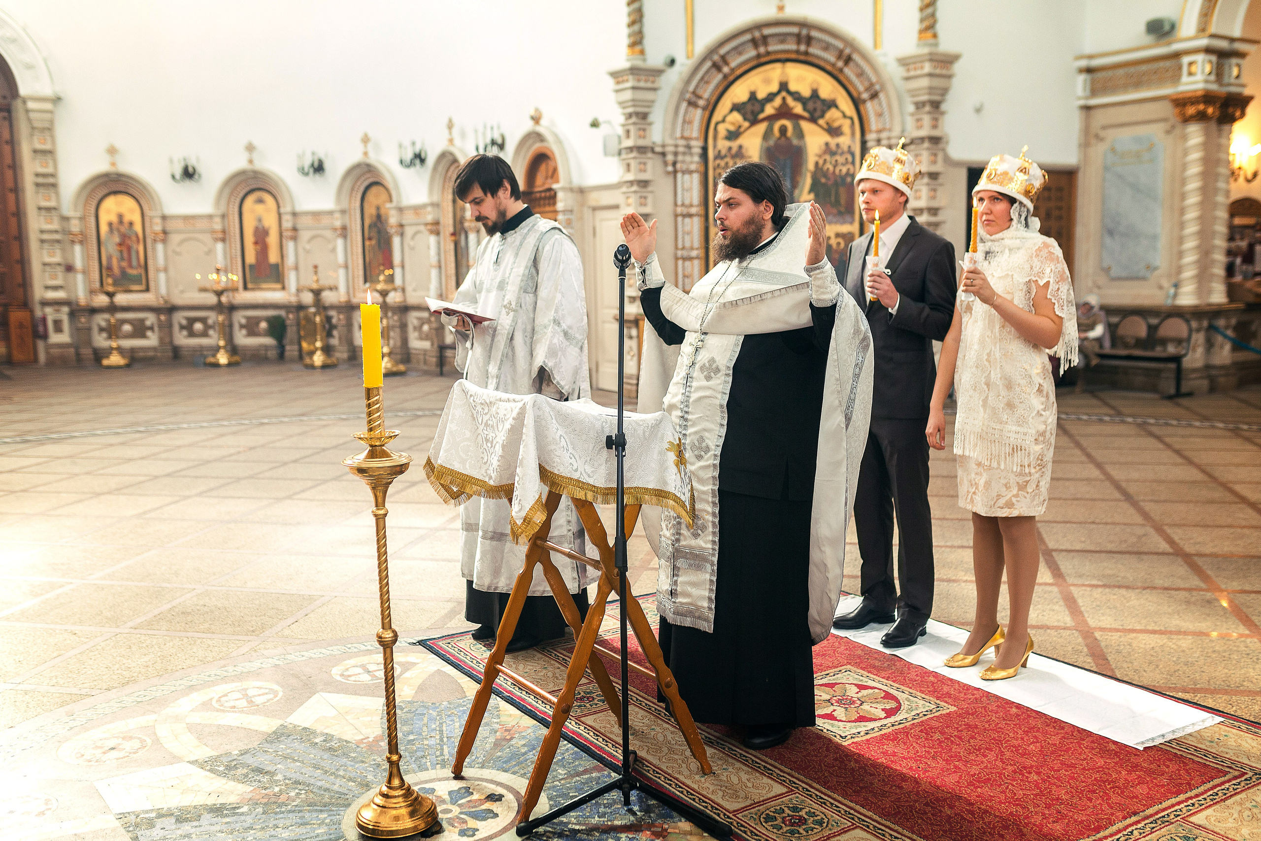 Венчание Светланы и Алексея. Фотограф на Крещение, семейный фотограф в Москве