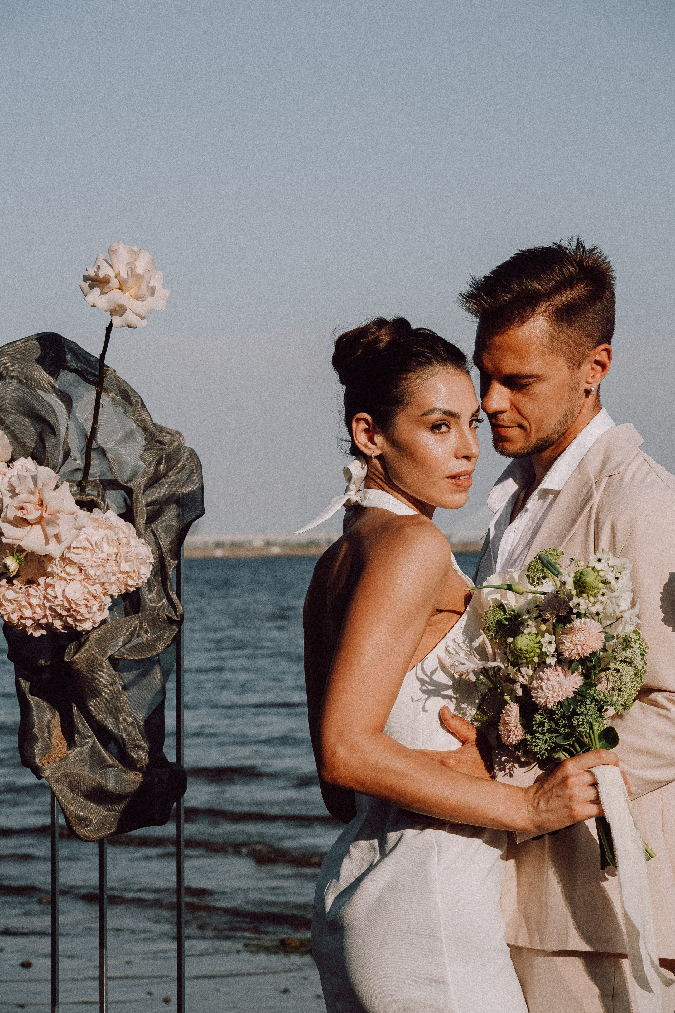 СВАДЕБНАЯ ФОТОСЕССИЯ ВЫЕЗДНОЙ ЦЕРЕМОНИИ (ФИНСКИЙ ЗАЛИВ). Профессиональный фотограф, Санкт-Петербург — Виктория Богомолова