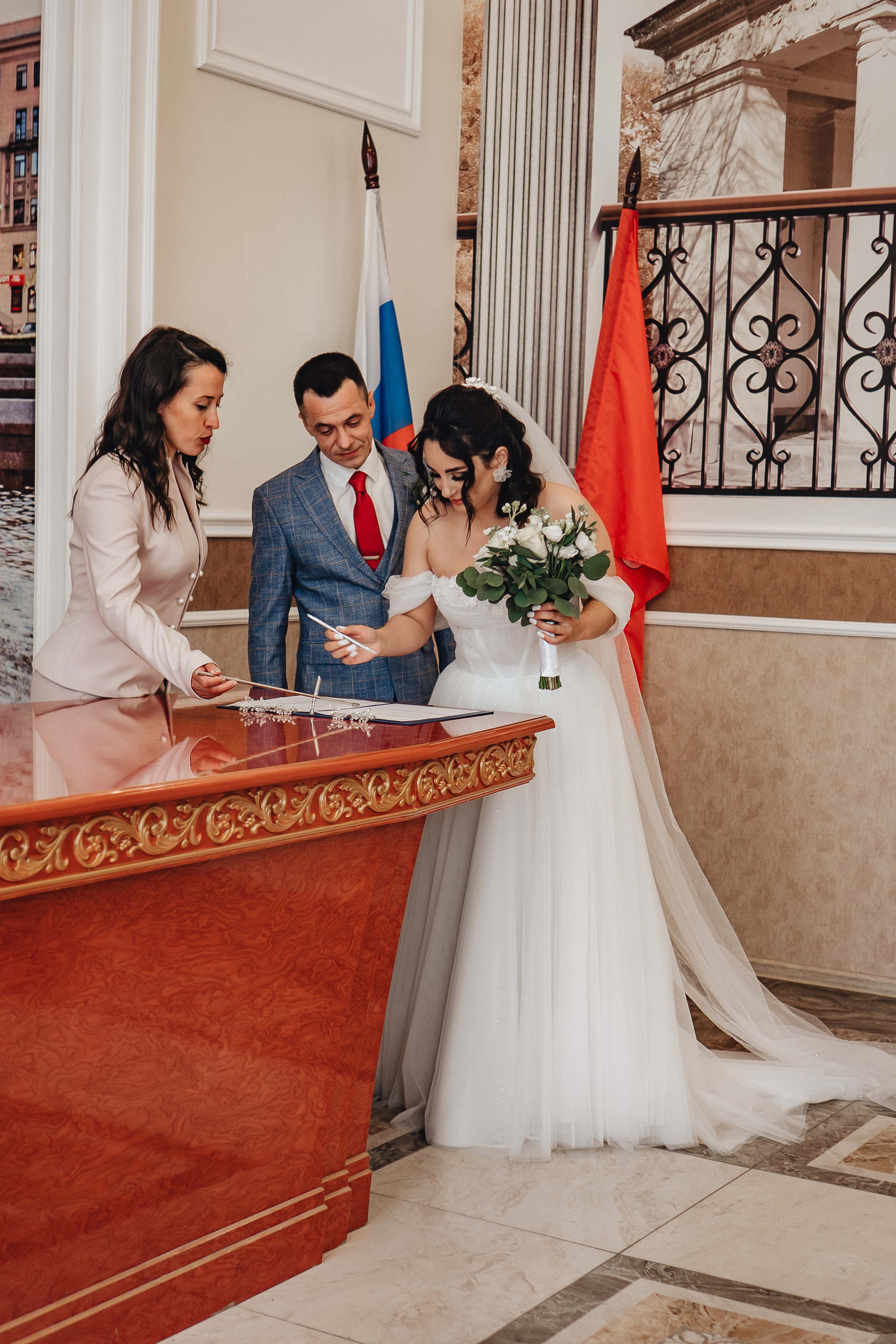 СВАДЕБНАЯ СЬЕМКА В ЗАГСЕ НА МОСКОВСКОМ ПРОСПЕКТЕ. Профессиональный фотограф, Санкт-Петербург — Виктория Богомолова