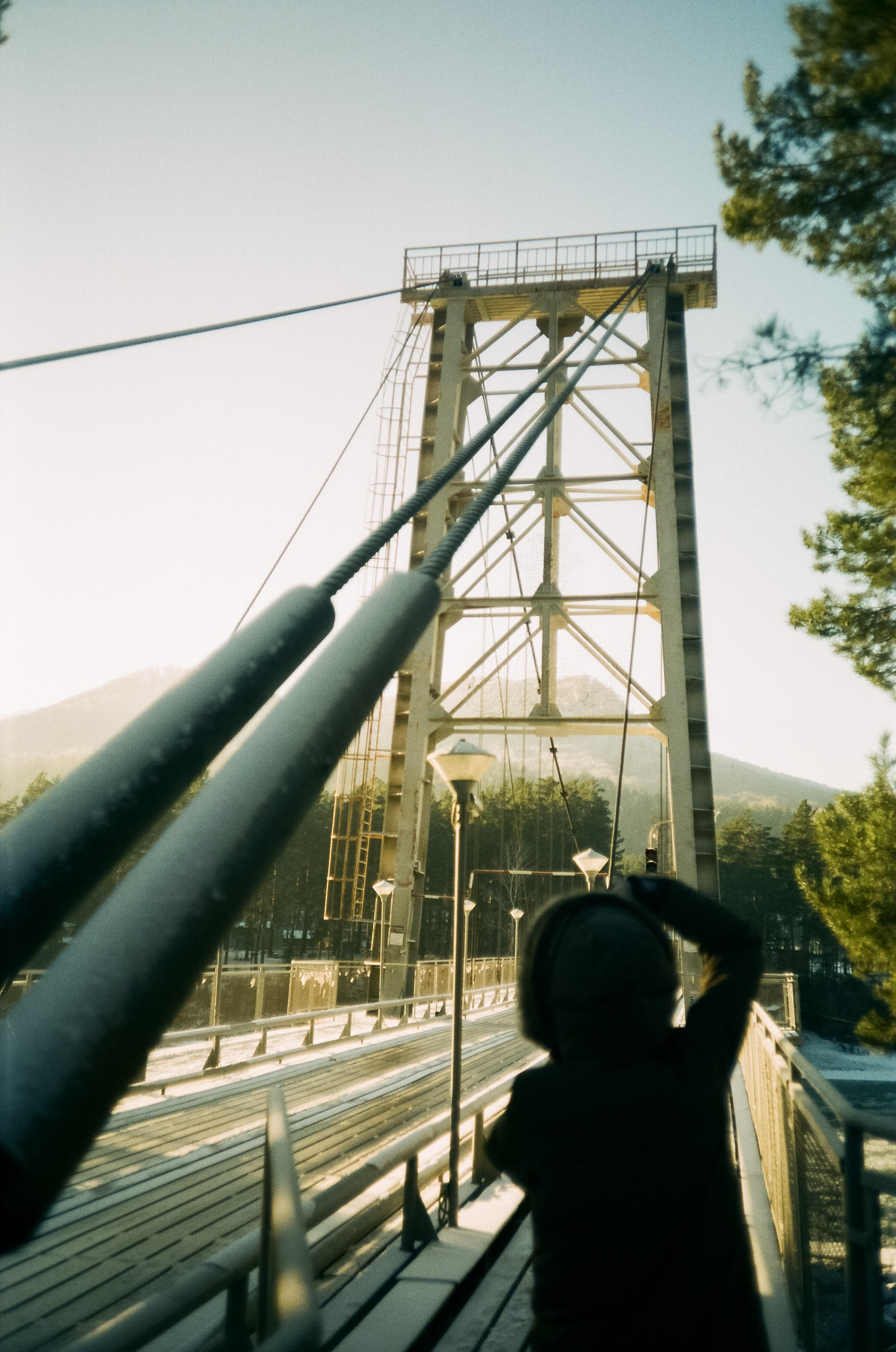 Бережок первый день, мост Бирюзовая Катунь / 10 декабря 2023 года (-25