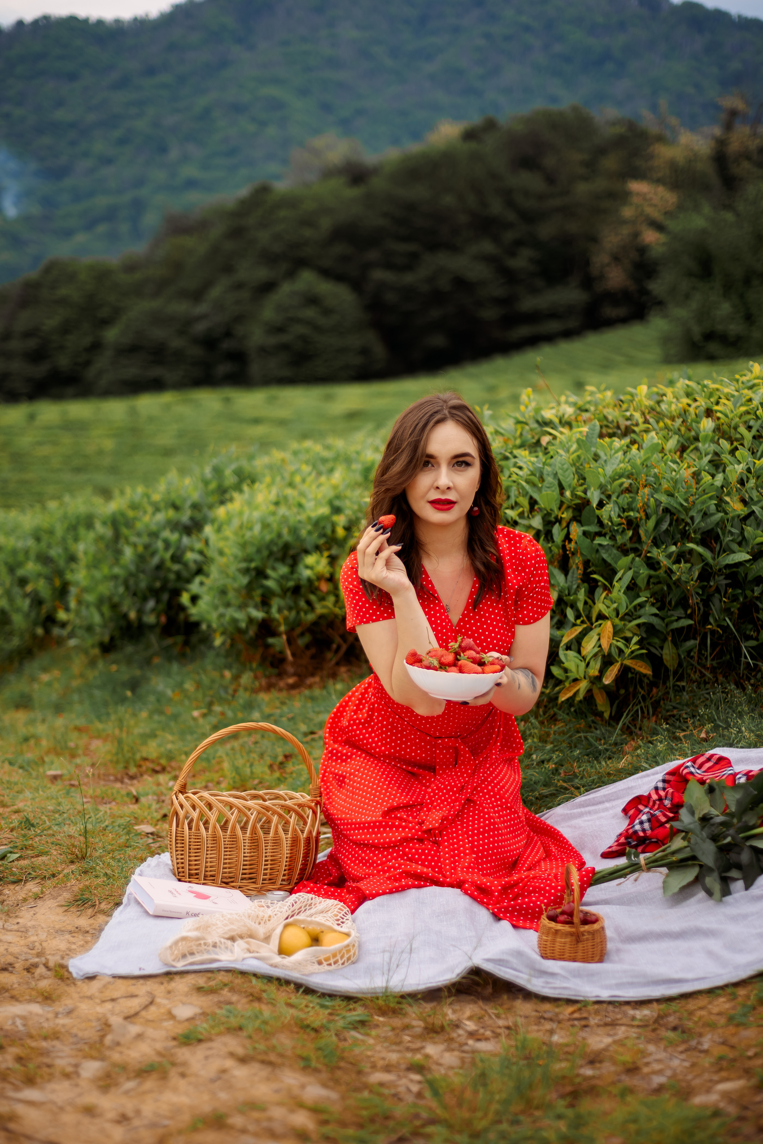 На чайных плантациях. Семейный и женский фотограф Лоо Краснодар Сочи Энем Татьяна Трибурт