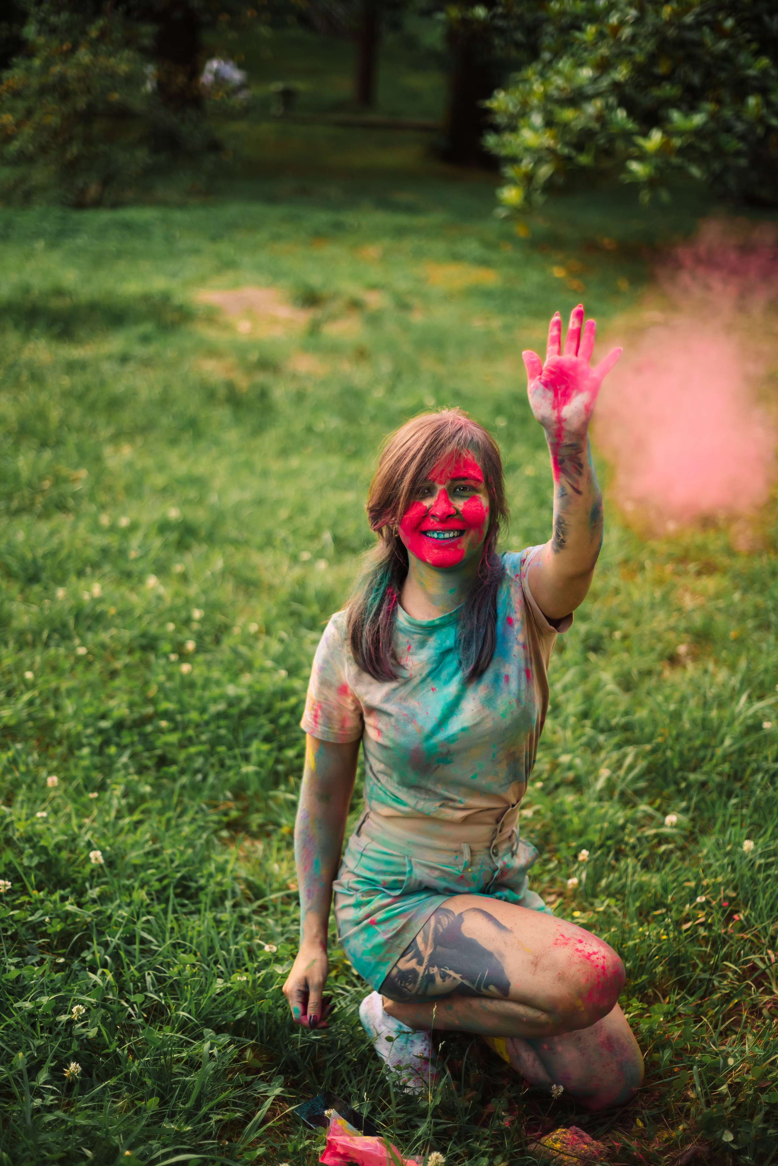 С красками холли. Семейный и женский фотограф Лоо Краснодар Сочи Энем Татьяна Трибурт