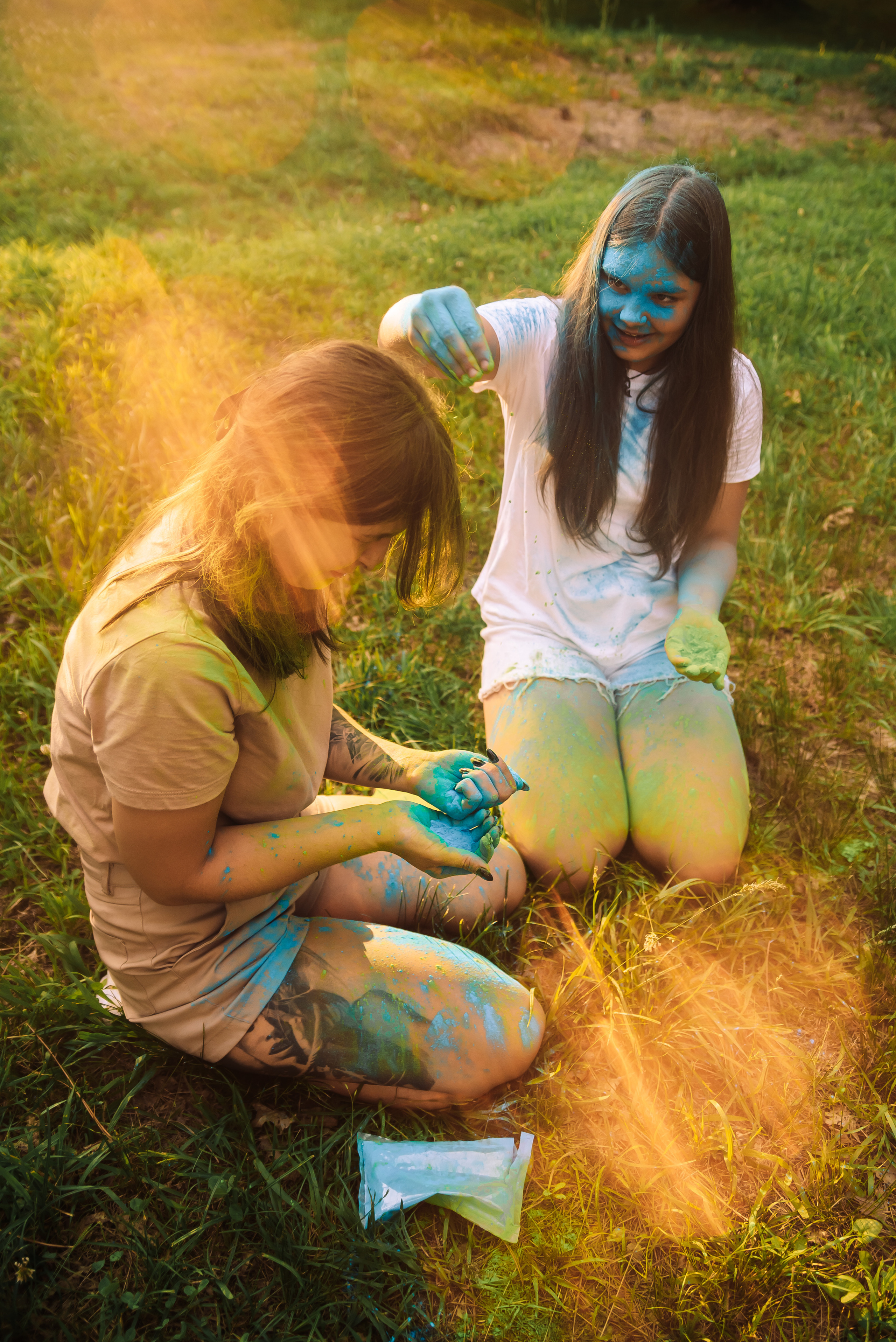 С красками холли. Семейный и женский фотограф Лоо Краснодар Сочи Энем Татьяна Трибурт