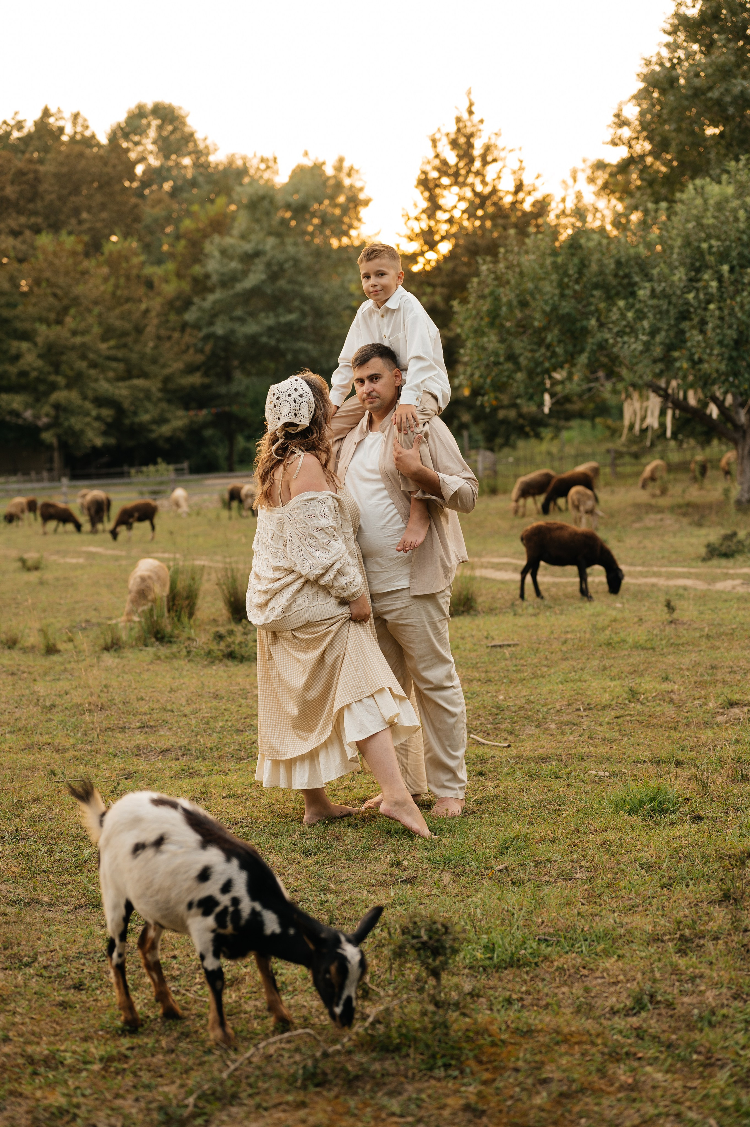 Семейная фотосессия на ферме. Свадебный и семейный фотограф в Краснодаре Алина Мельник