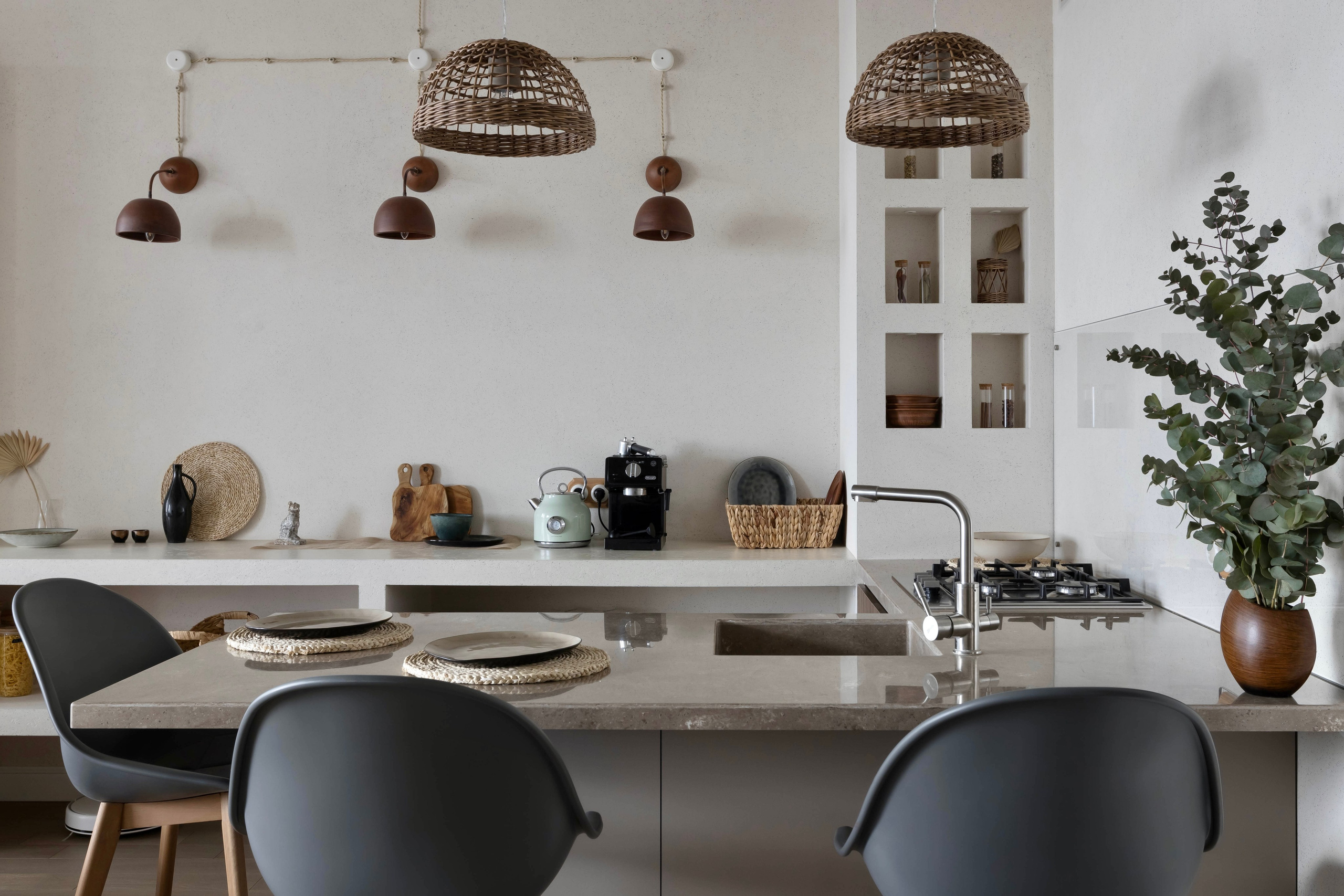 Квартира Calcestruzzo (Дизайнер Ульяна МИЛО). SOLOMAKHINA| САЛОН ДЕКОРАТИВНЫХ ПОКРЫТИЙ|