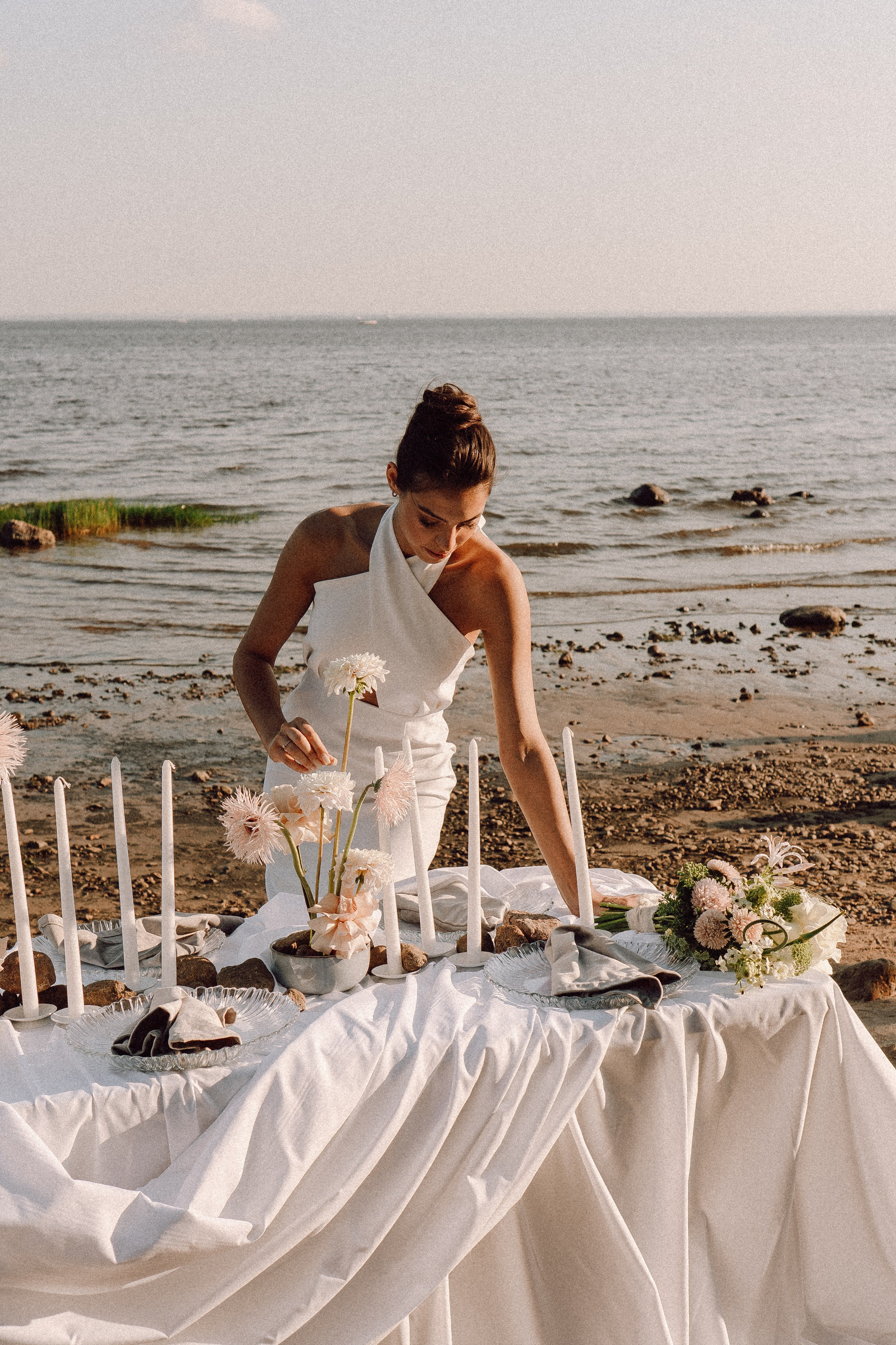 СВАДЕБНАЯ ФОТОСЕССИЯ ВЫЕЗДНОЙ ЦЕРЕМОНИИ (ФИНСКИЙ ЗАЛИВ). Профессиональный фотограф, Санкт-Петербург — Виктория Богомолова